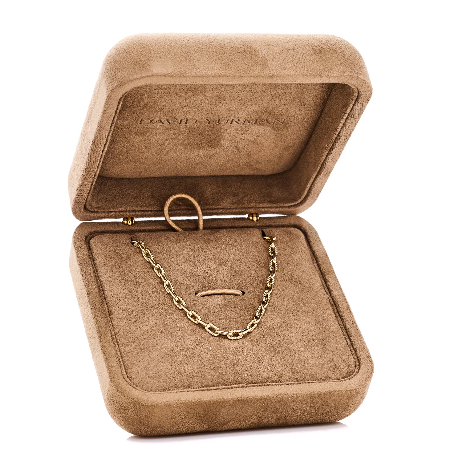 18K Yellow Gold 3mm Madison Chain Necklace - Image 5