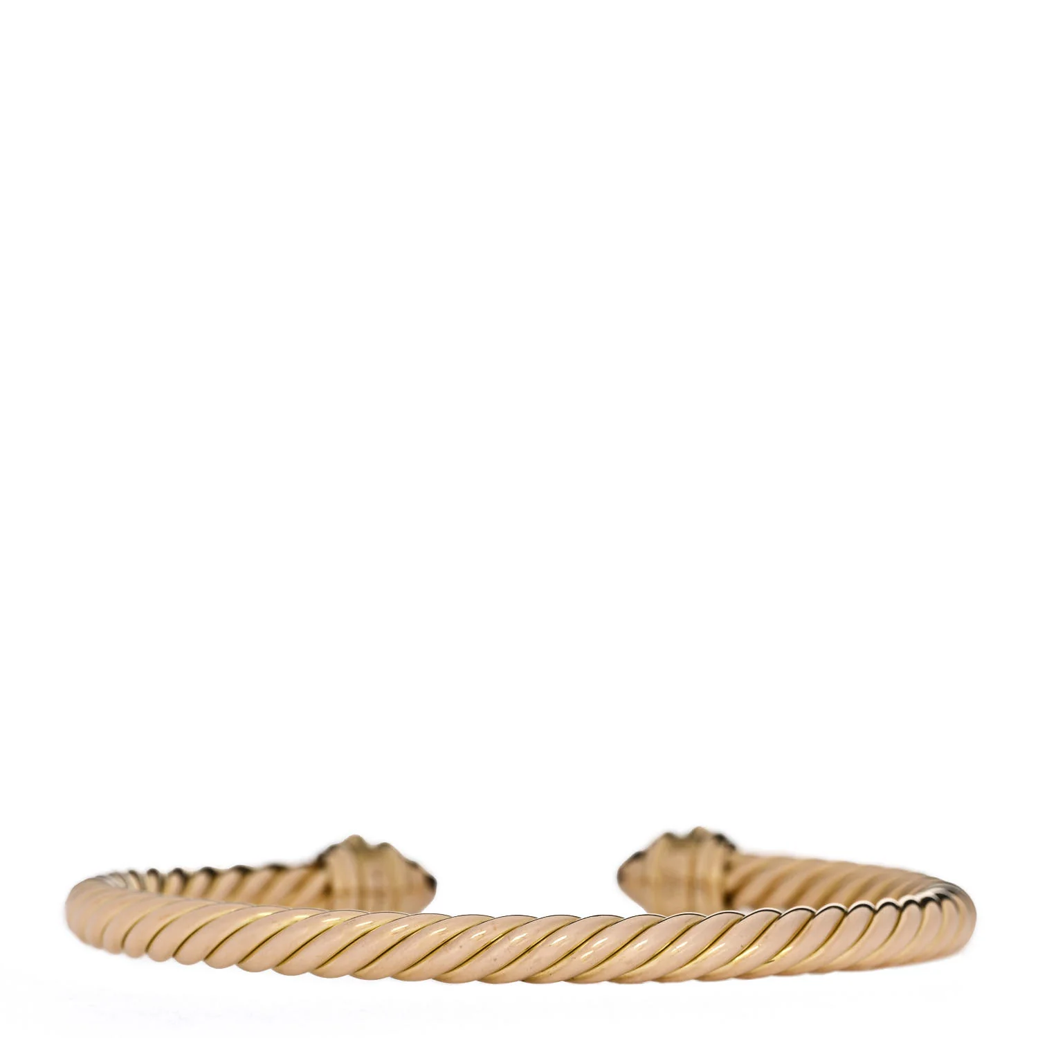 18K Yellow Gold 5mm Cable Renaissance Bracelet - Image 2
