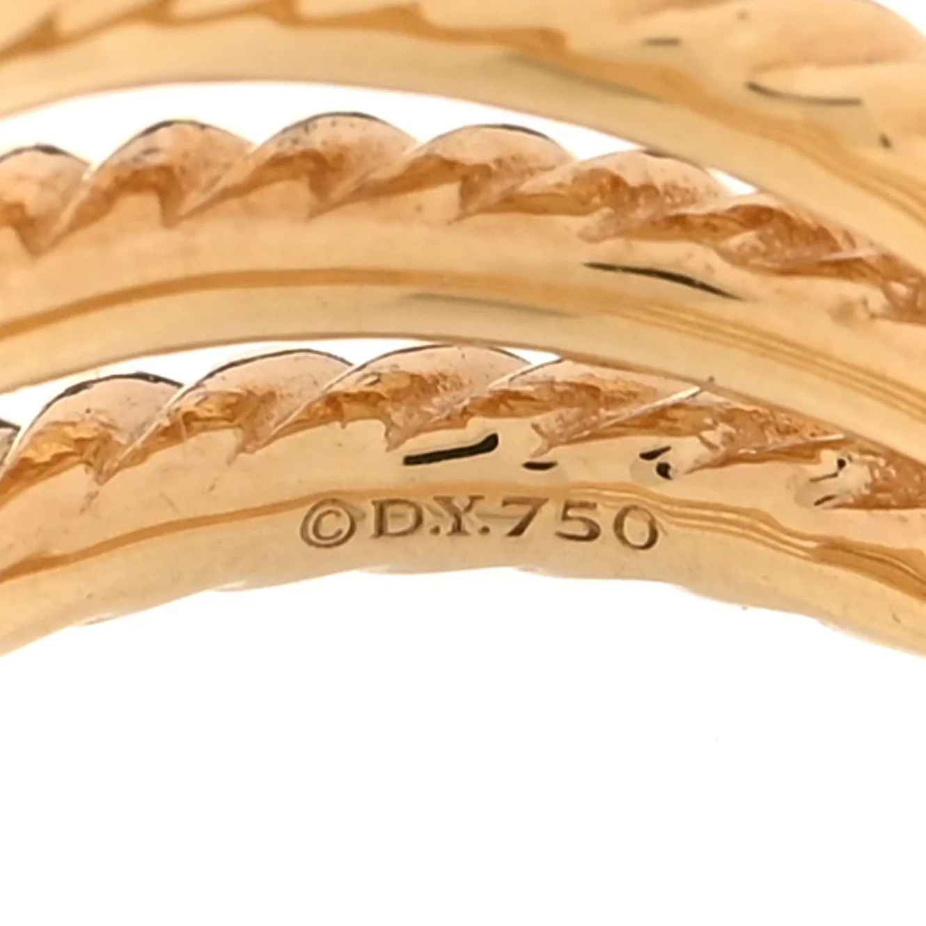 18K Yellow Gold Diamond Solari Cluster Ring 54 6.75 - Image 4
