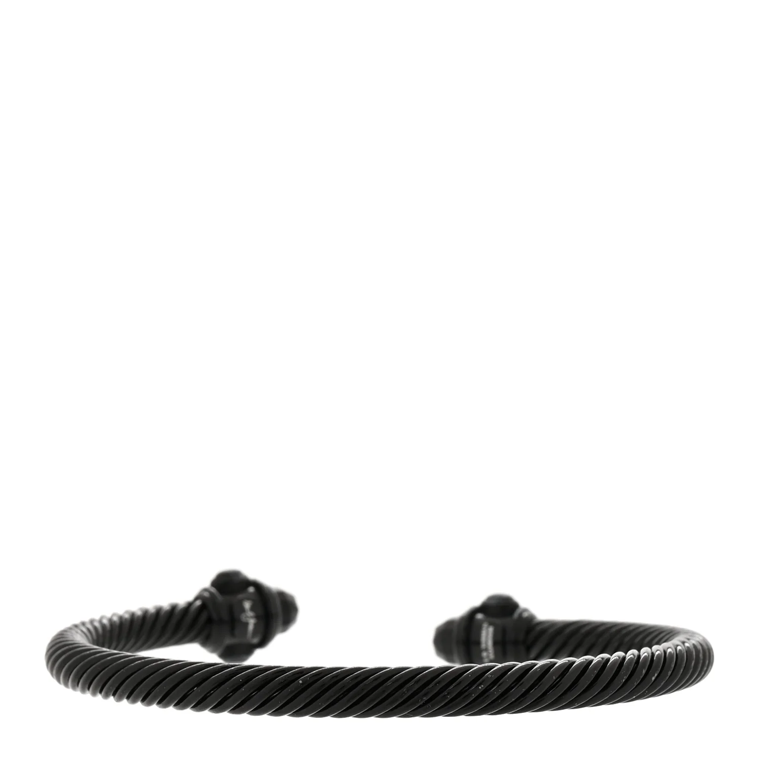 Aluminum 5mm Renaissance Bracelet Black - Image 2