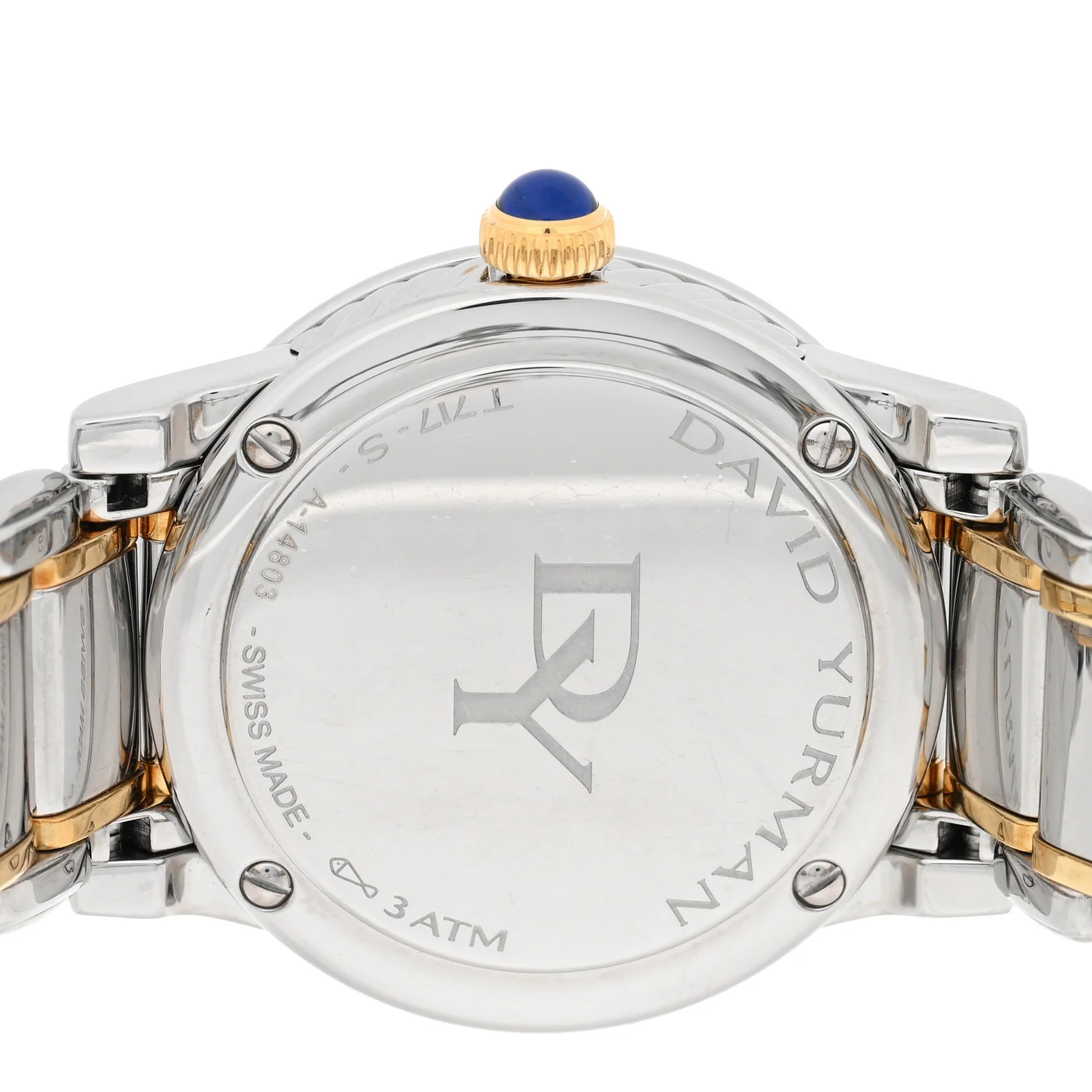 Stainless Steel 18K Yellow Gold Diamond Bezel Mother of Pearl 30mm Classic Quartz Watch - Image 4
