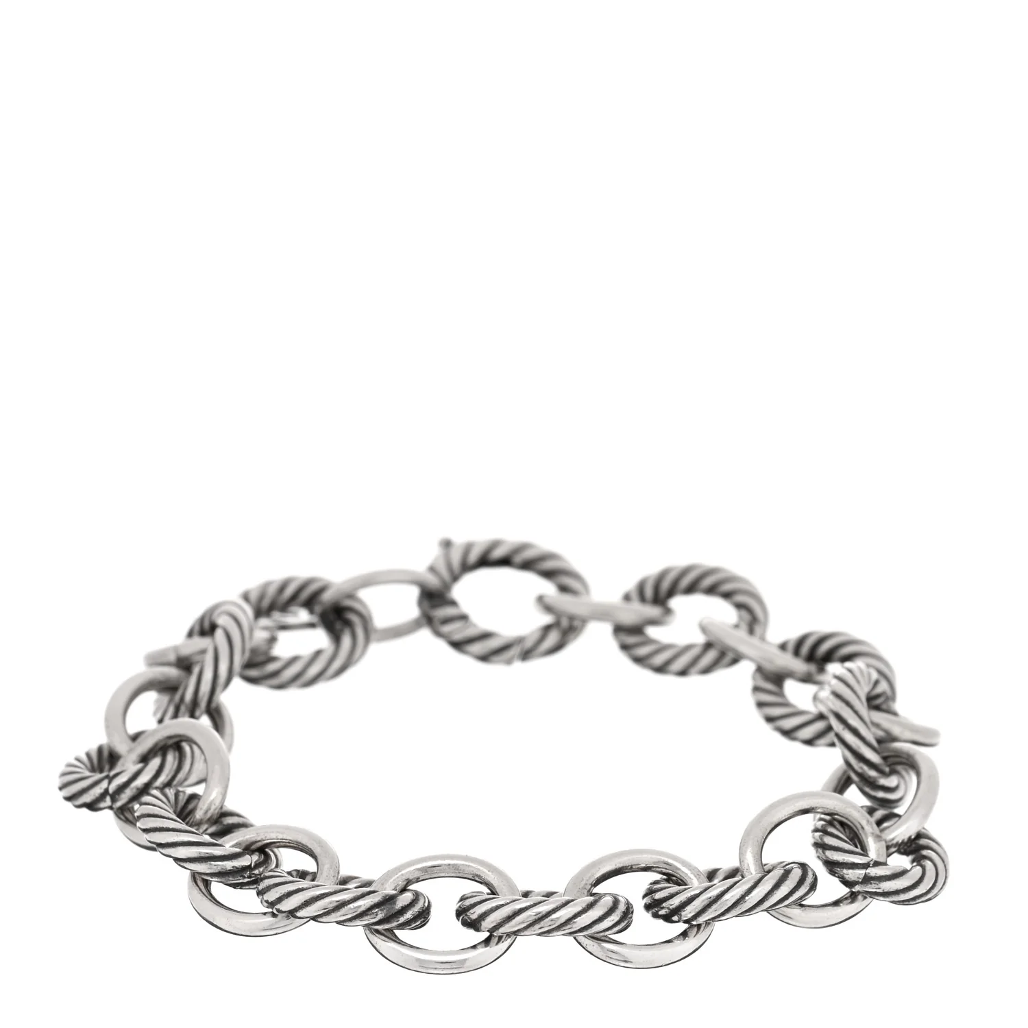 Sterling Silver 10mm Medium Oval Link Bracelet