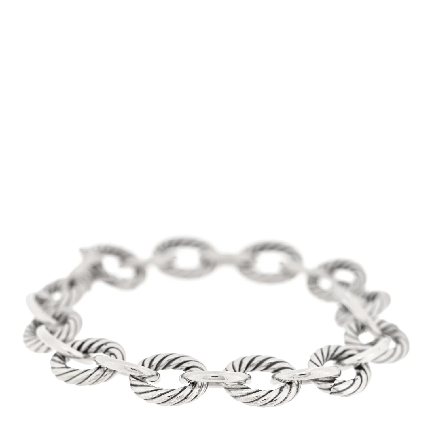 Sterling Silver 10mm Medium Oval Link Bracelet