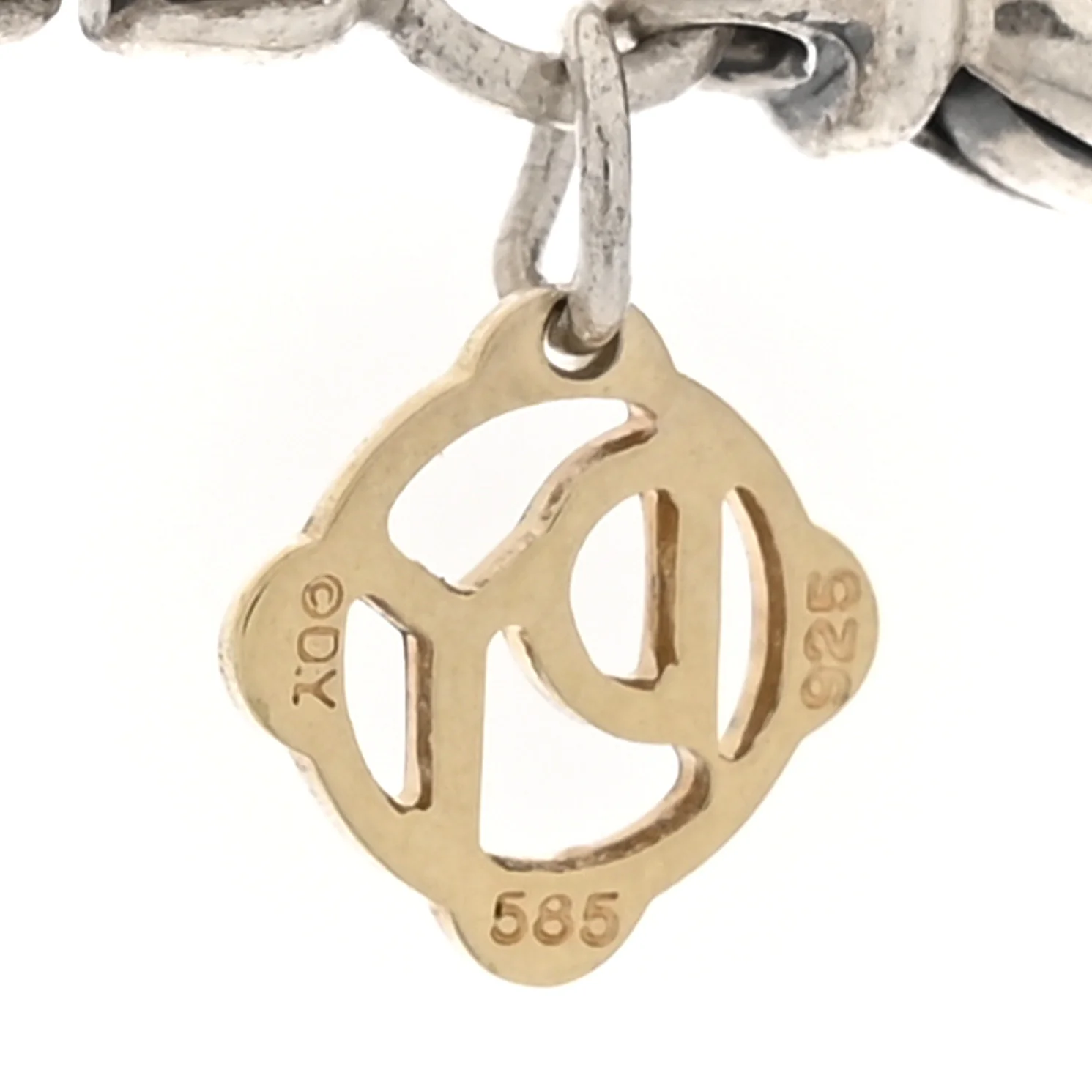 Sterling Silver 14K Yellow Gold 3.6mm Box Chain Necklace 32" - Image 5