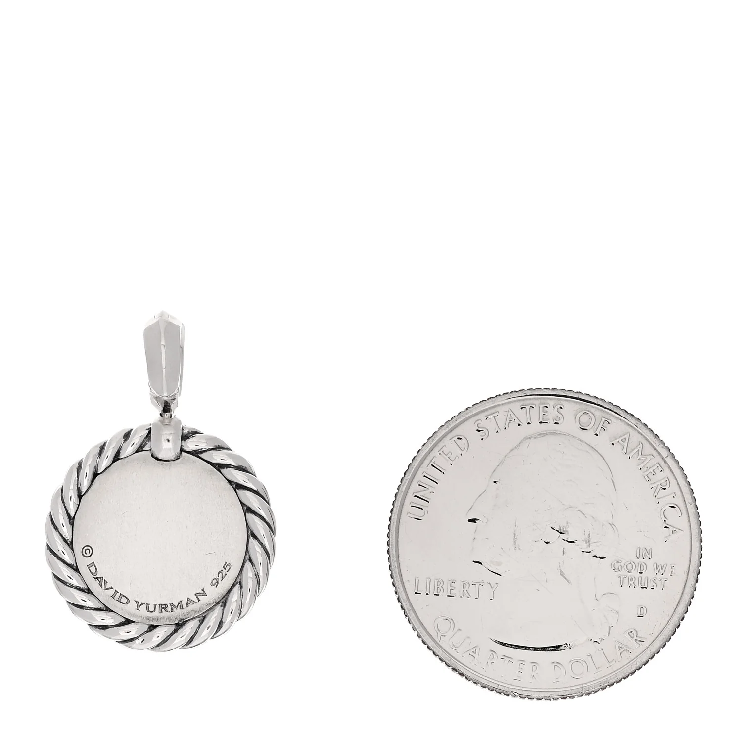 Sterling Silver Diamond Initial K Charm - Image 2