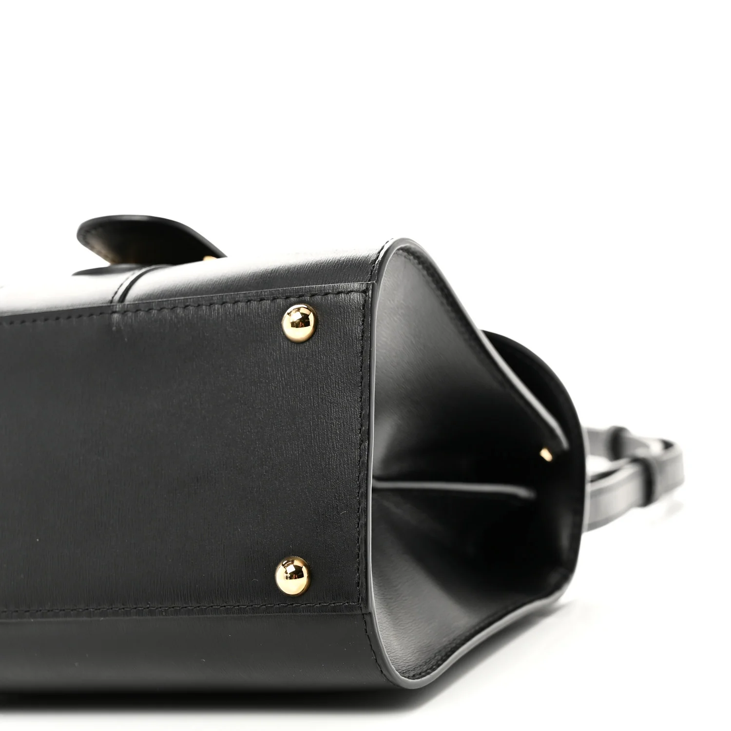 Box Calfskin Mini Brillant Satchel Black - Image 10