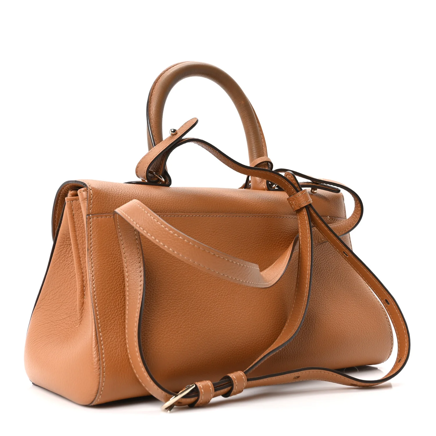 Calfskin Mini Brillant East West Satchel Natural - Image 4