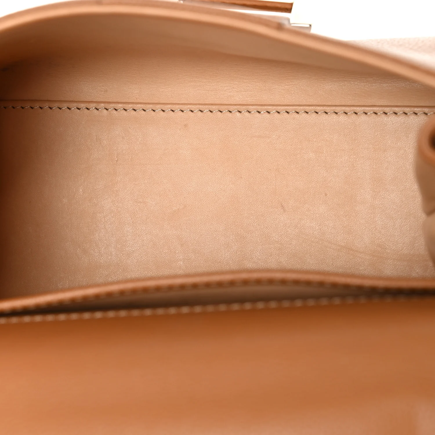 Grained Calfskin Mini Brillant Satchel Natural - Image 6