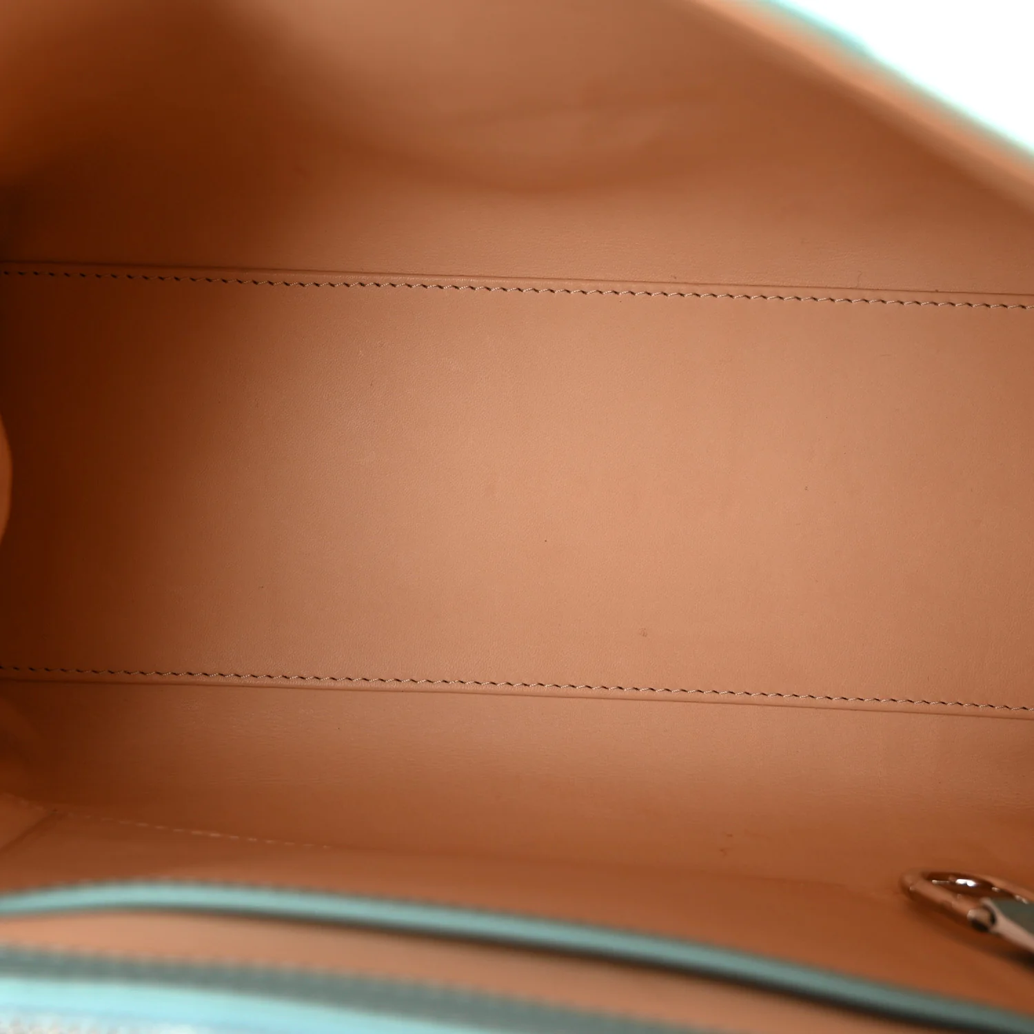 Grained Calfskin MM Brillant Satchel Light Blue - Image 5
