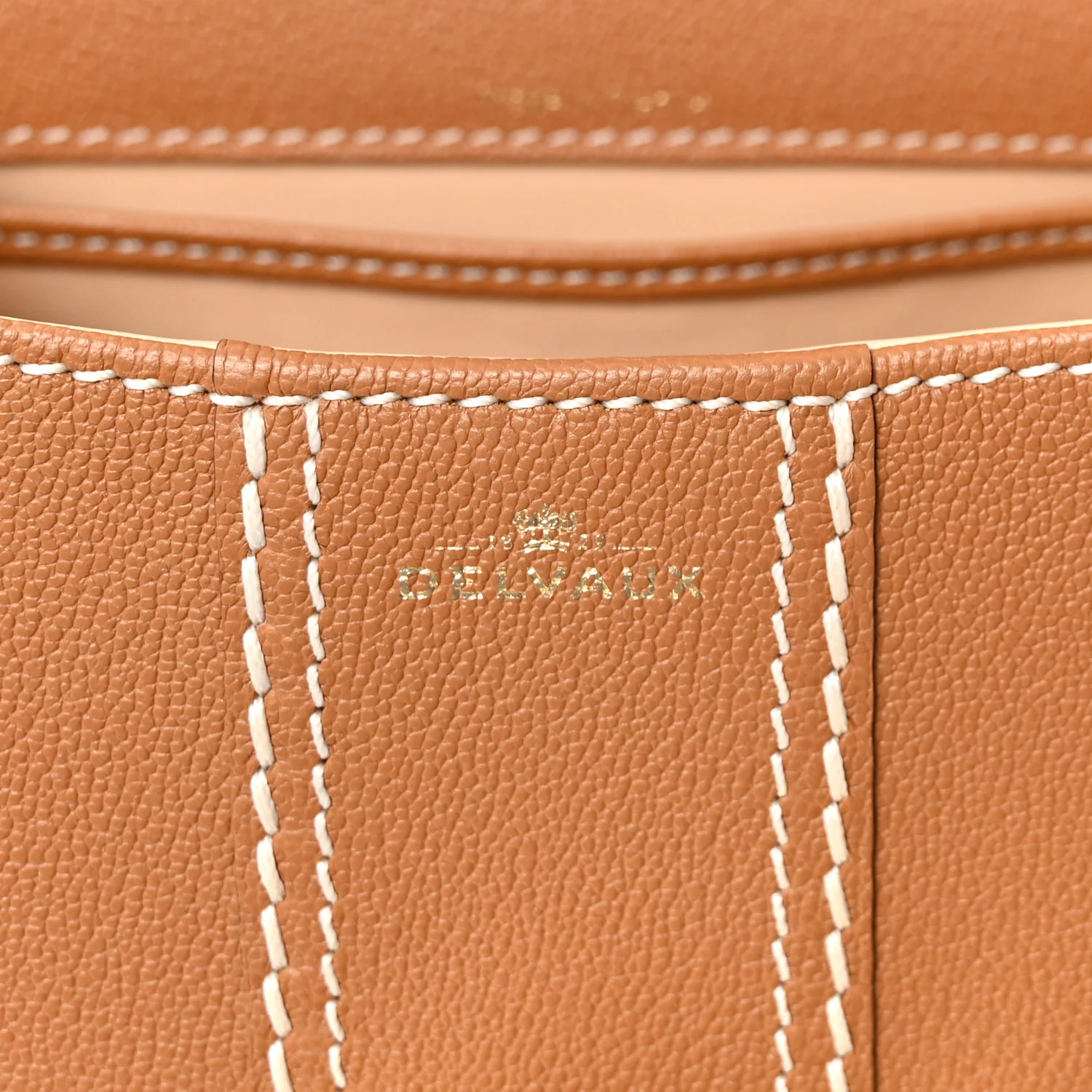 Grained Rodeo Calfskin Surpique Mini Brillant Satchel Vegetal Ivory - Image 6