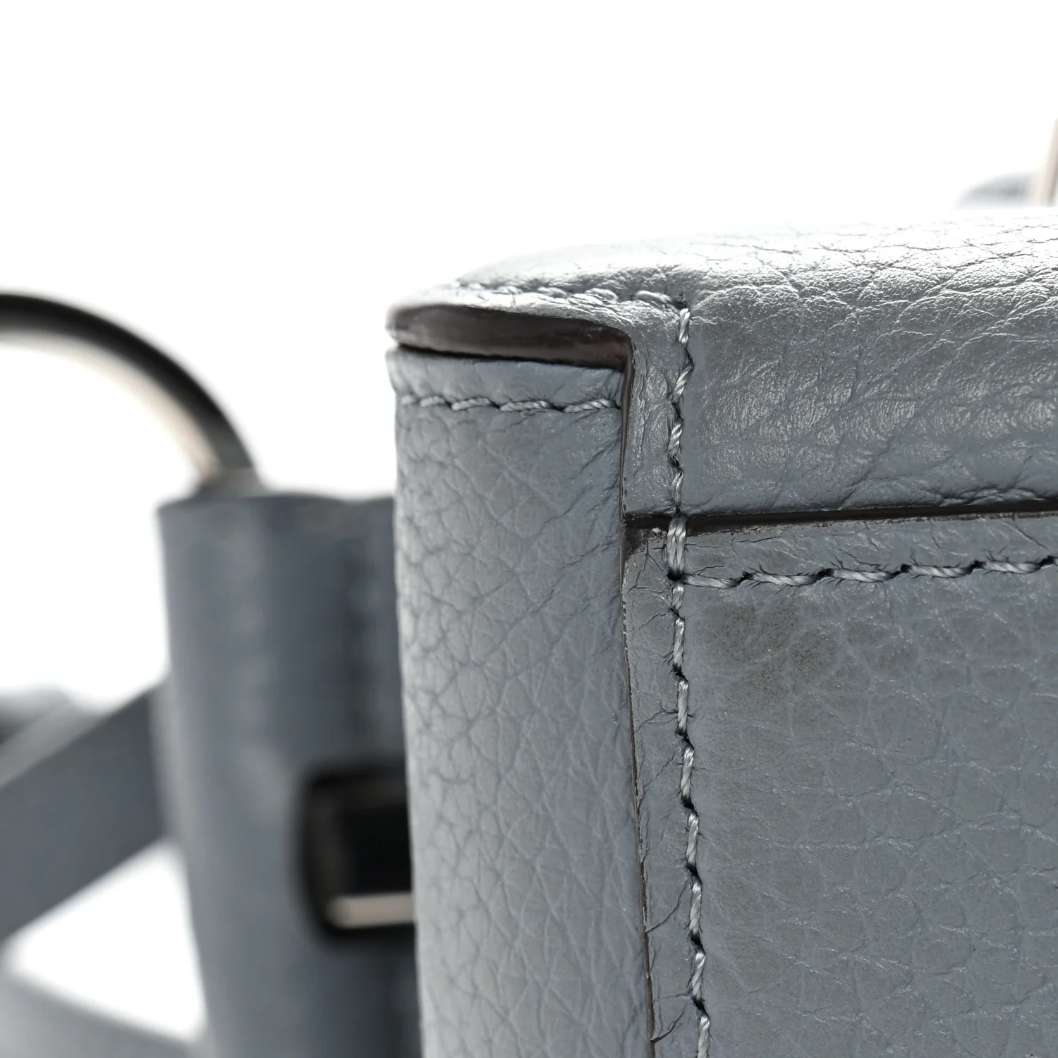 Taurillon Soft Nano Cool Box Satchel Pacific - Image 10
