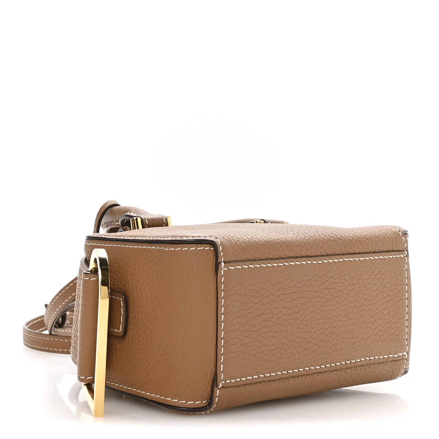 Taurillon Soft Nano Cool Box Satchel Vegetal Ivory - Image 4