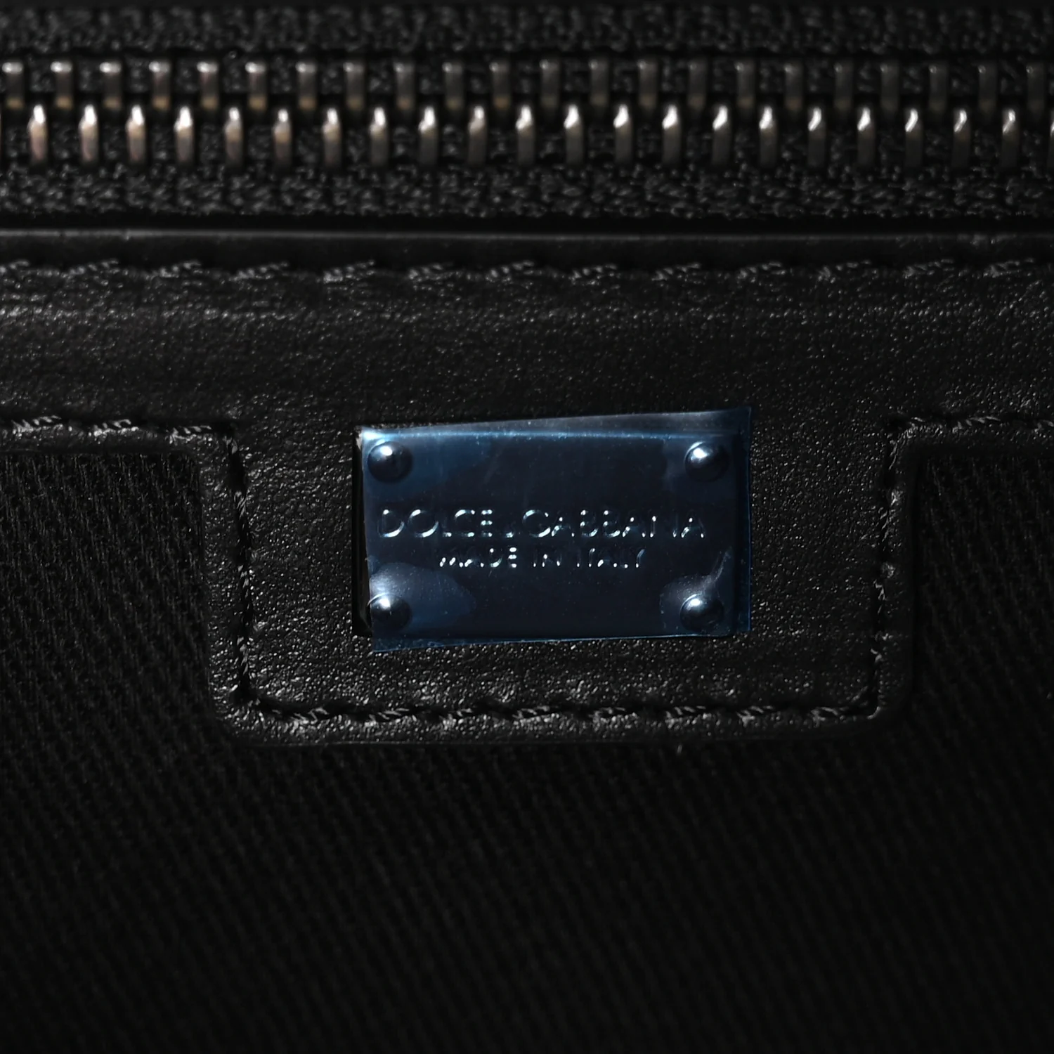 Coated Jacquard Logo Backpack Black - Image 6