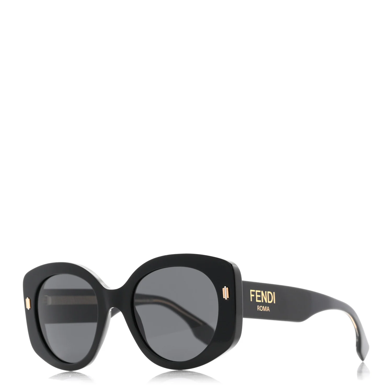 Acetate Fendi Roma Sunglasses FE40137I Black