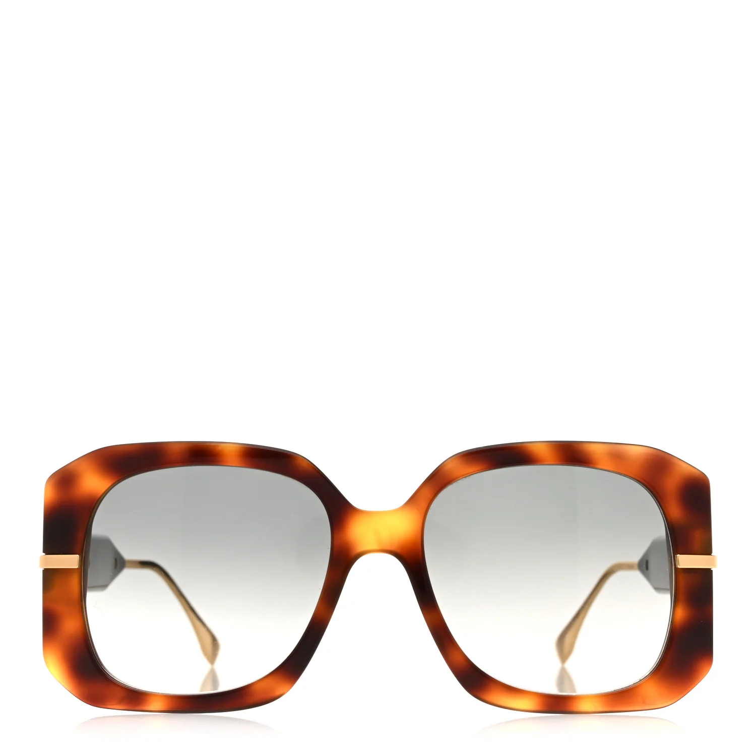 Acetate Fendigraphy Sunglasses FE40065I Tortoise - Image 2