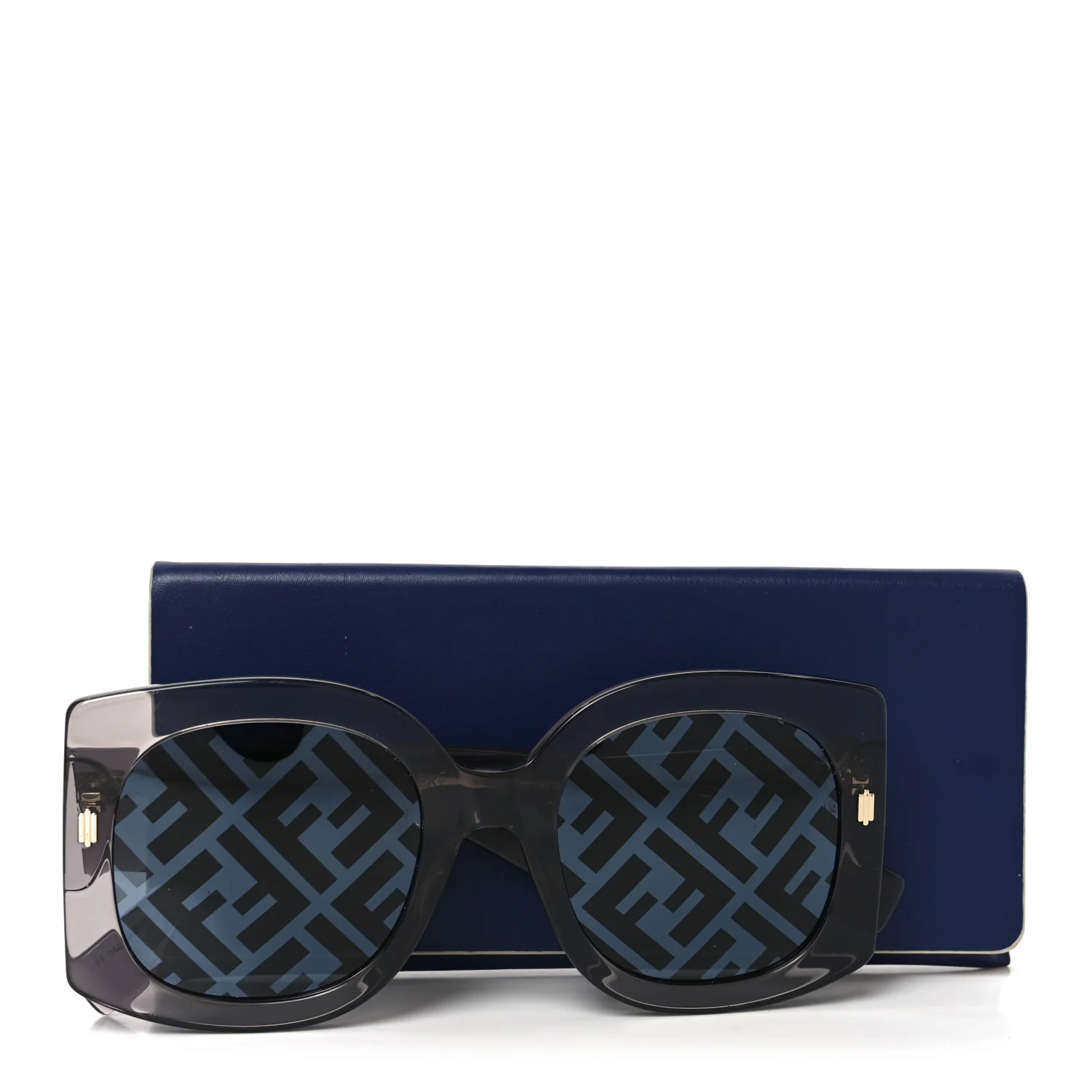 Acetate FF Sunglasses FF 0436/G/S Grey - Image 7