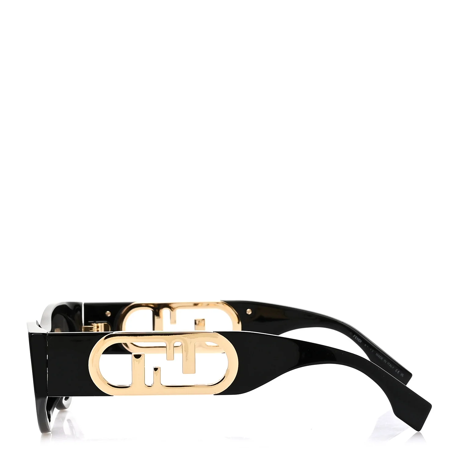 Acetate O'Lock Cat Eye Sunglasses FE40049I Black - Image 3