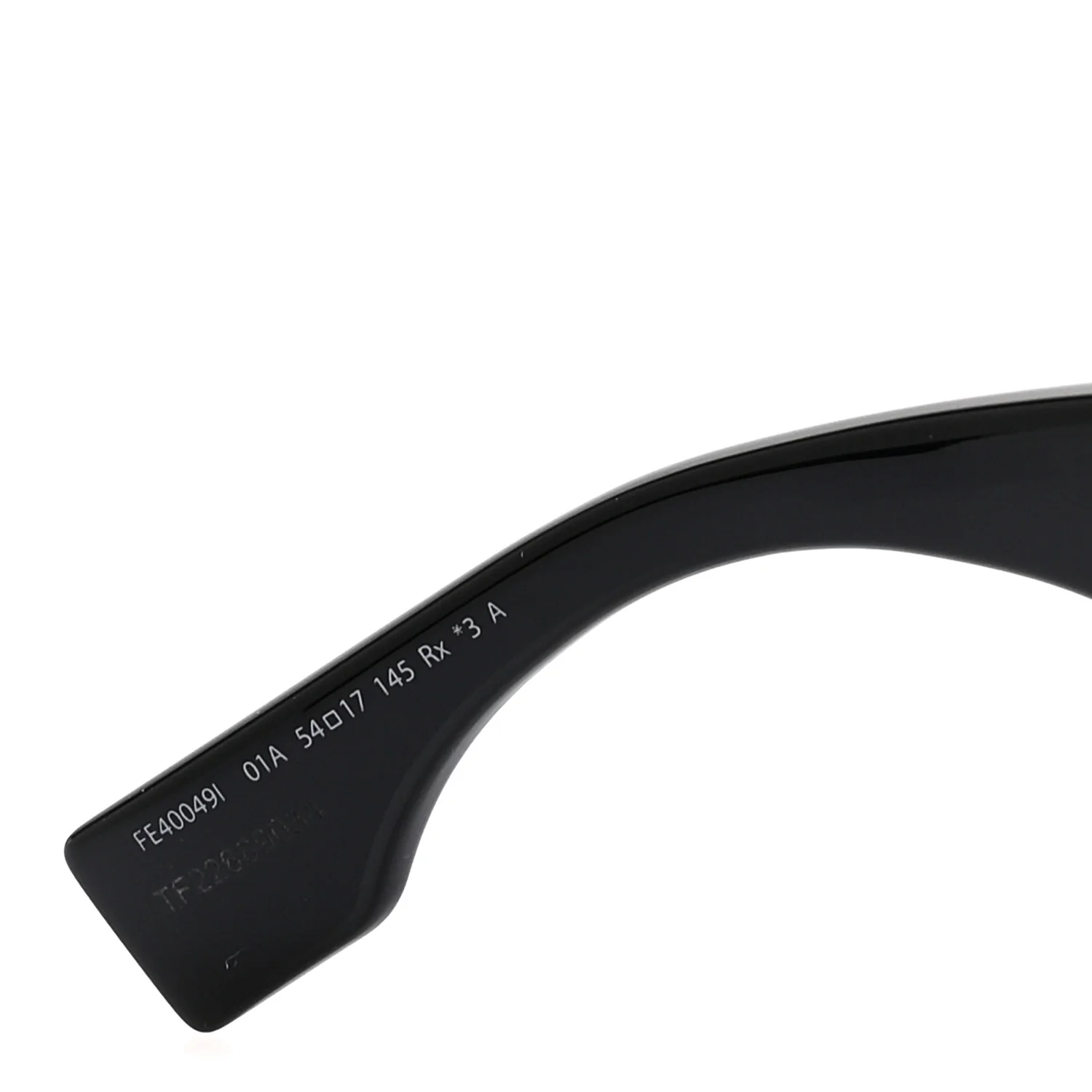 Acetate O'Lock Cat Eye Sunglasses FE40049I Black - Image 6