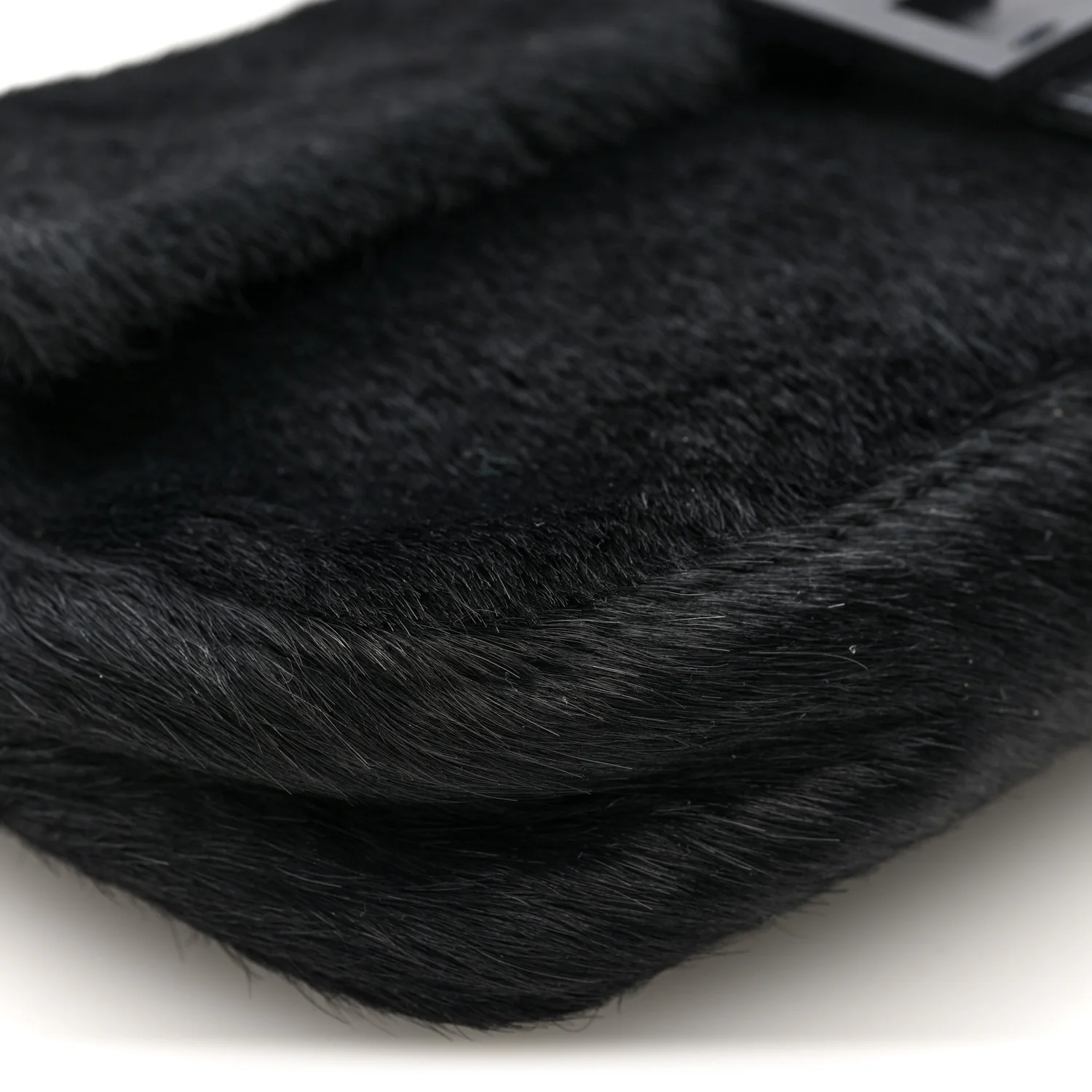 Calf Hair Baguette Black - Image 8