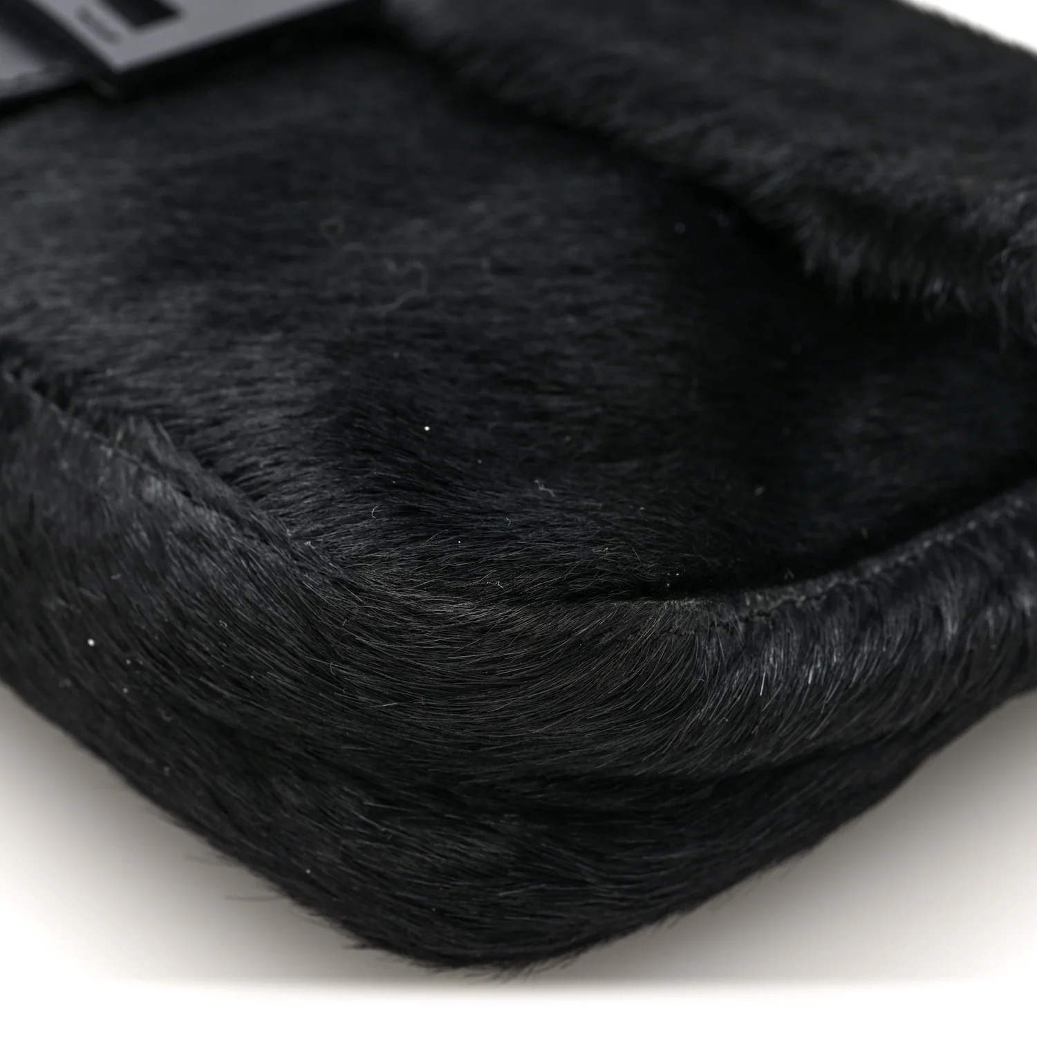 Calf Hair Baguette Black - Image 9