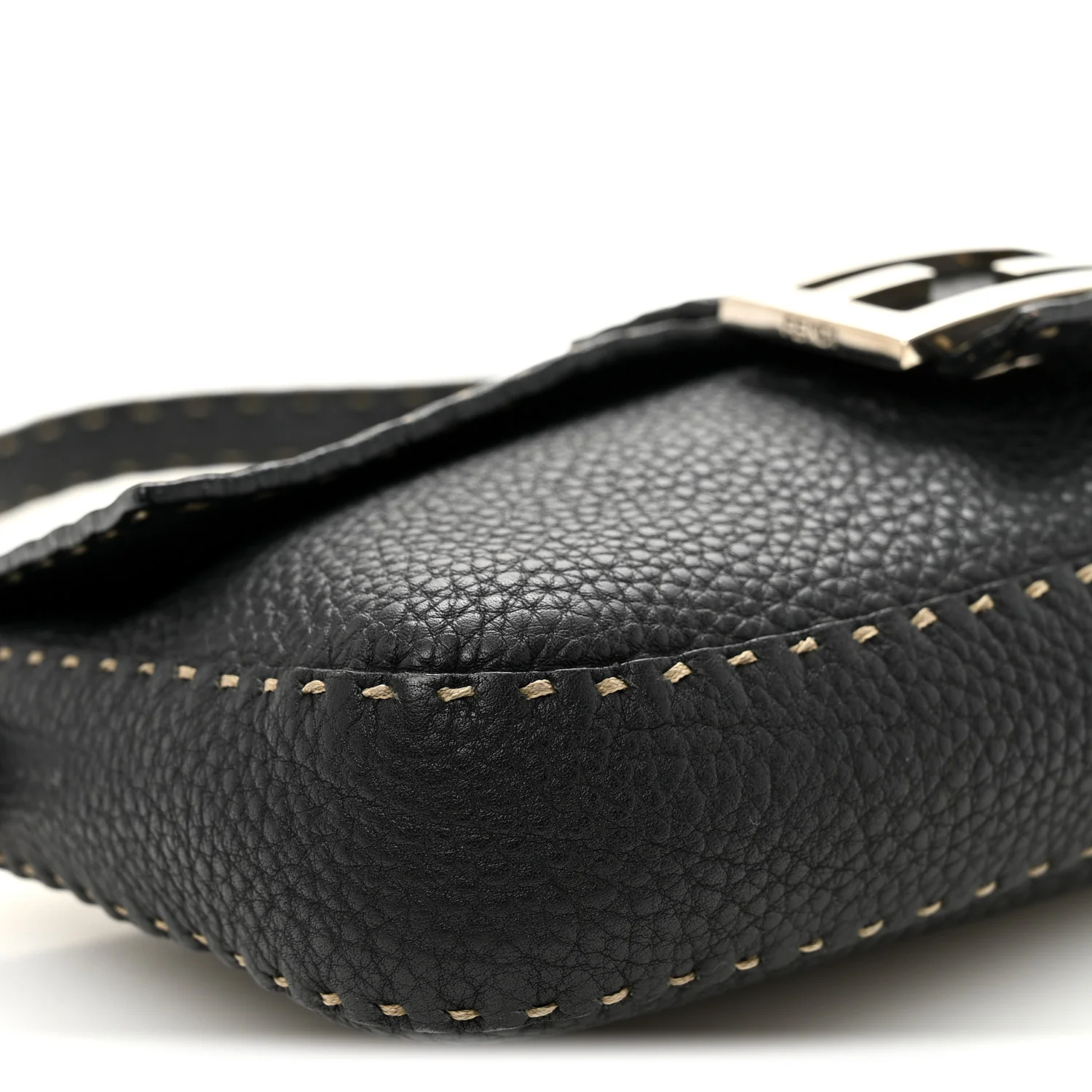 Calfskin Romano Selleria Baguette Black - Image 9