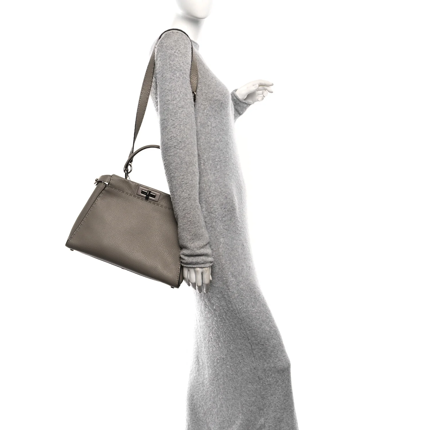 Cuoio Romano Selleria Medium Peekaboo Iconic Satchel Corda - Image 2