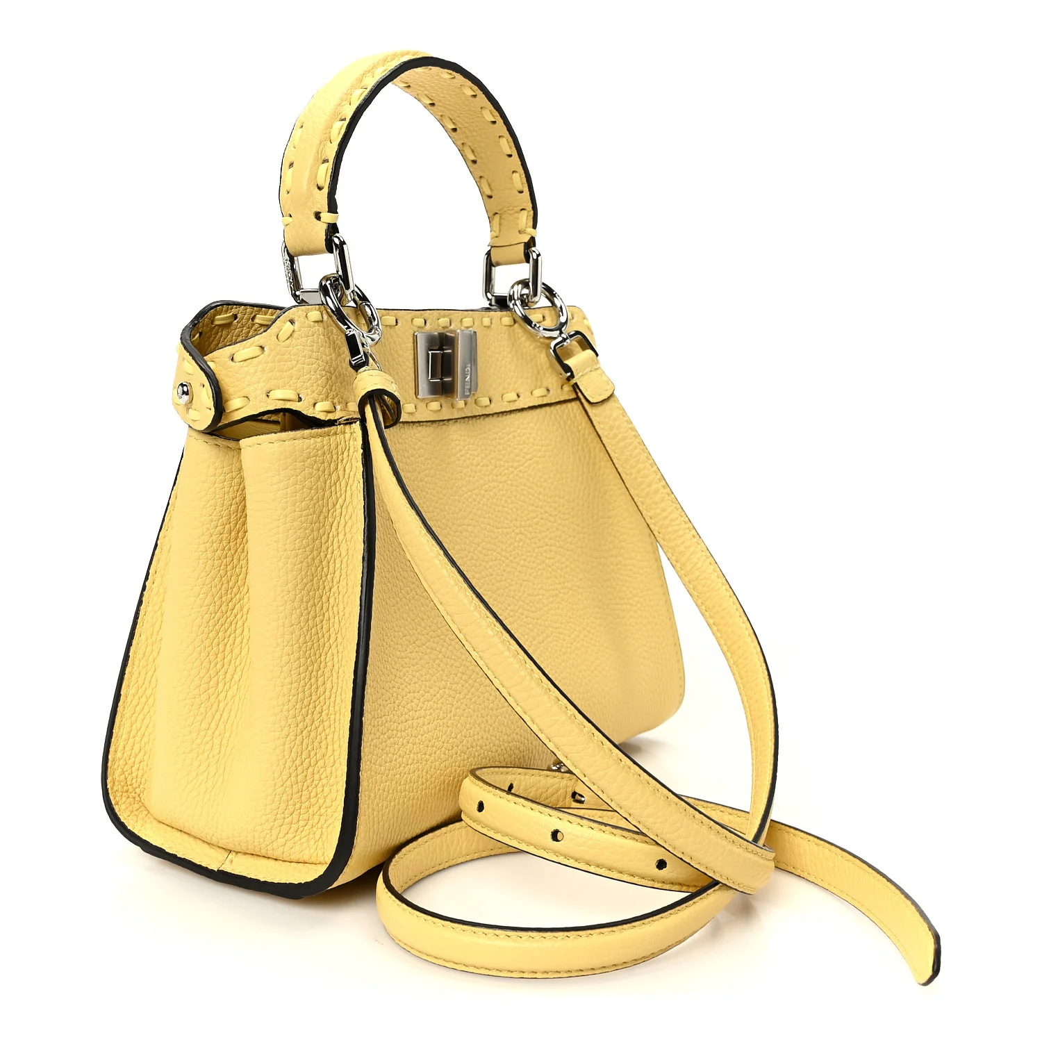 Cuoio Romano Sellerissima Mini Peekaboo Iconic Satchel Sorbetto - Image 3