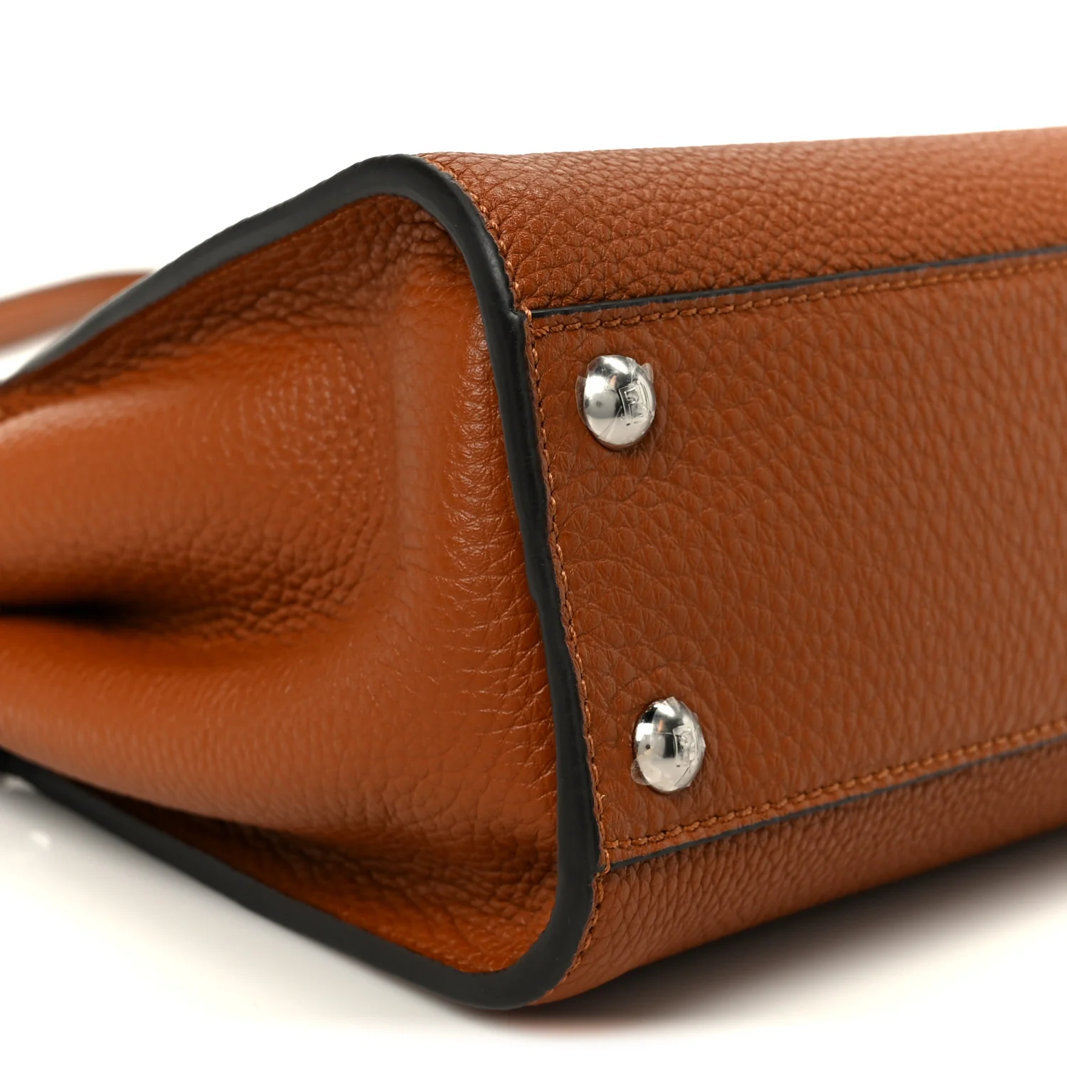 Cuoio Romano Snakeskin Selleria Mini Peekaboo Iconic Satchel Cappuccino - Image 10