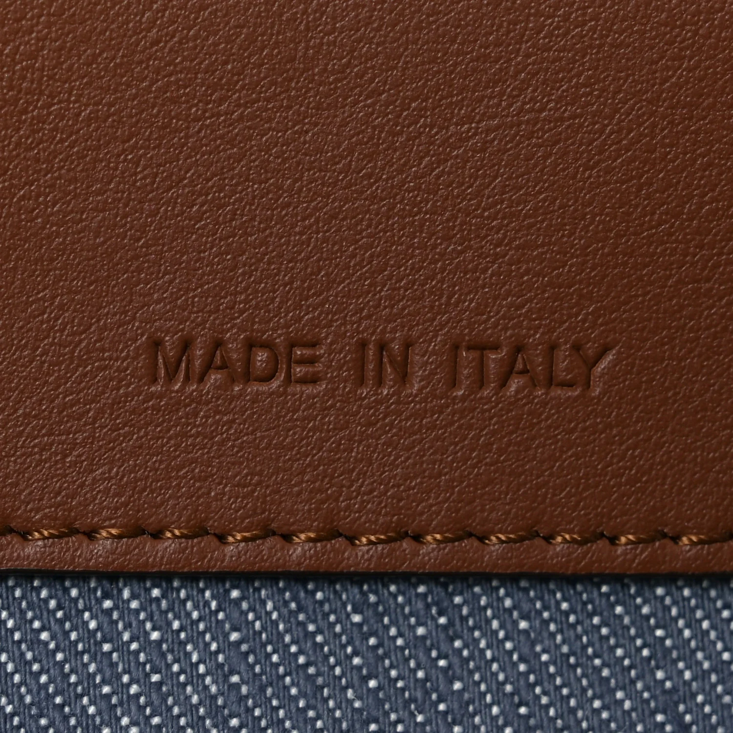 Denim Vitello Grace FF Mini By The Way Boston Bag  Blue - Image 7