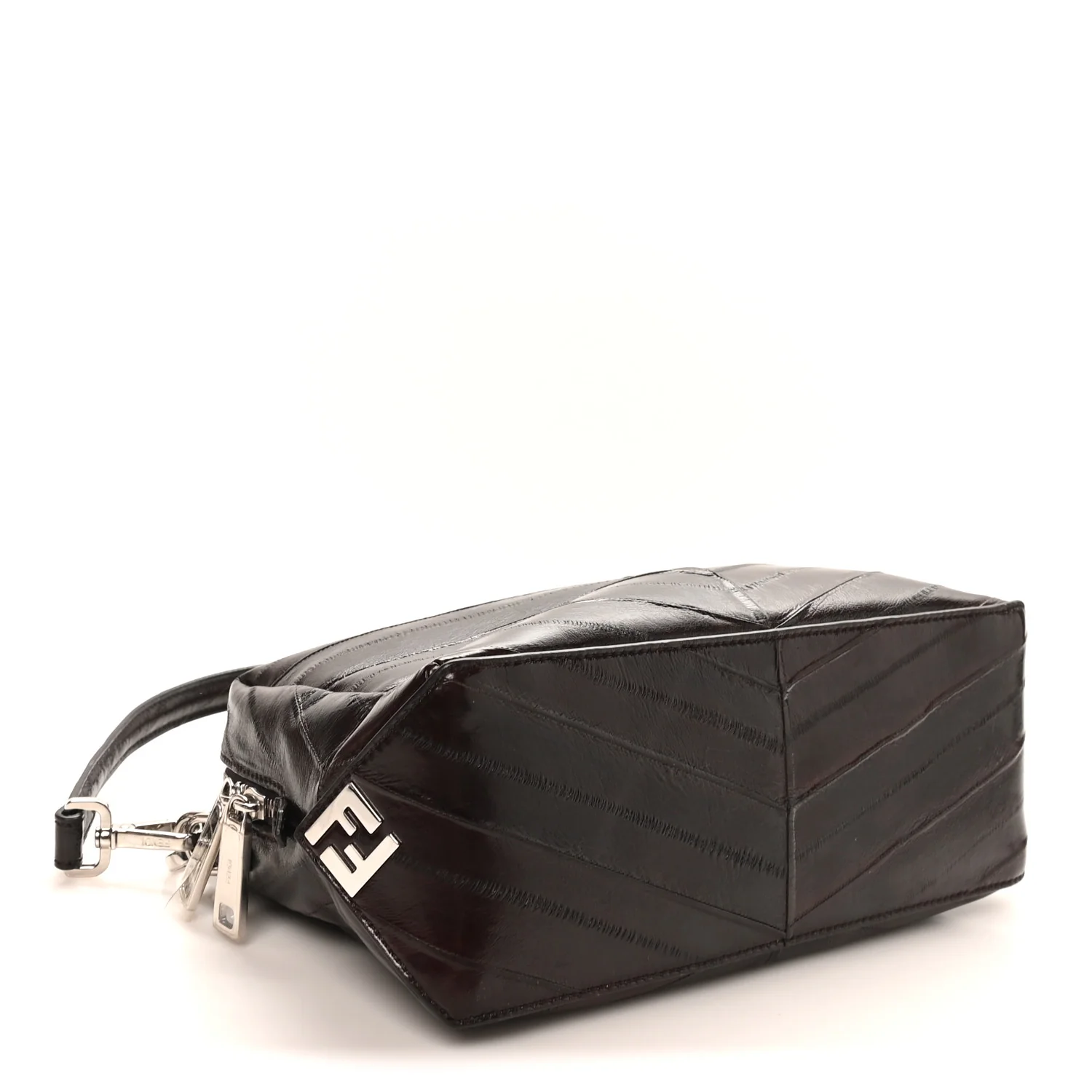 Eel Lui Medium Shoulder Bag Burgundy - Image 4