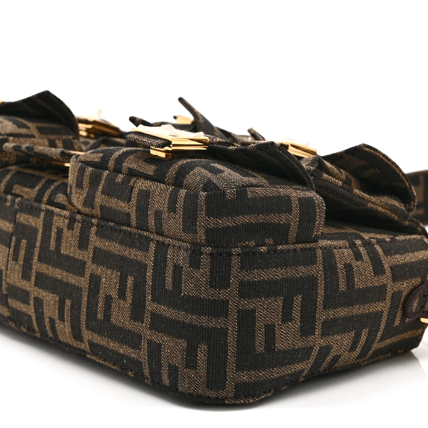 Fabric Jacquard FF 1974 Multipocket Baguette Tobacco Moro - Image 11