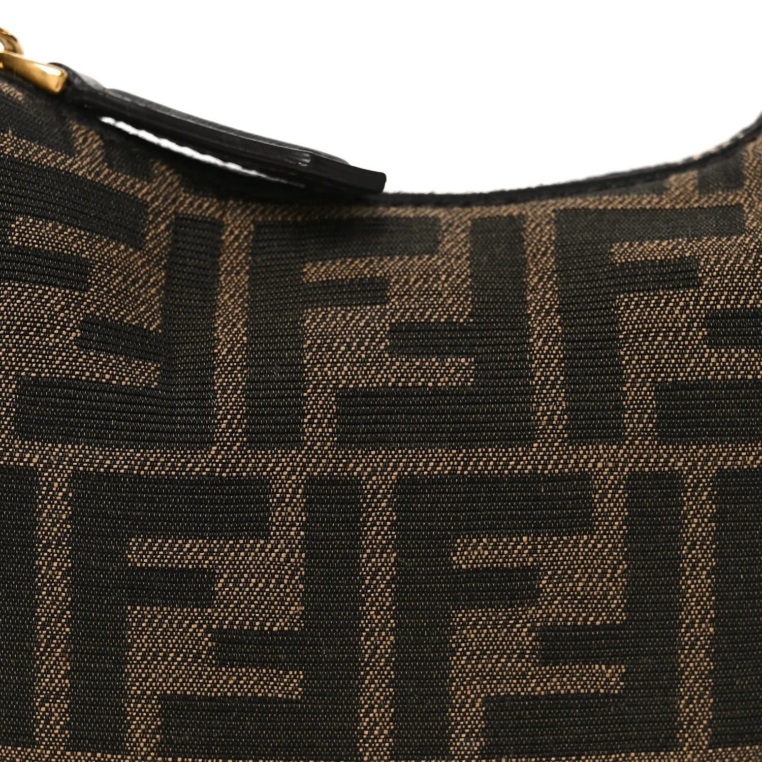 Fabric Jacquard FF 1974 Nano Fendigraphy Hobo Charm Tobacco Moro - Image 8