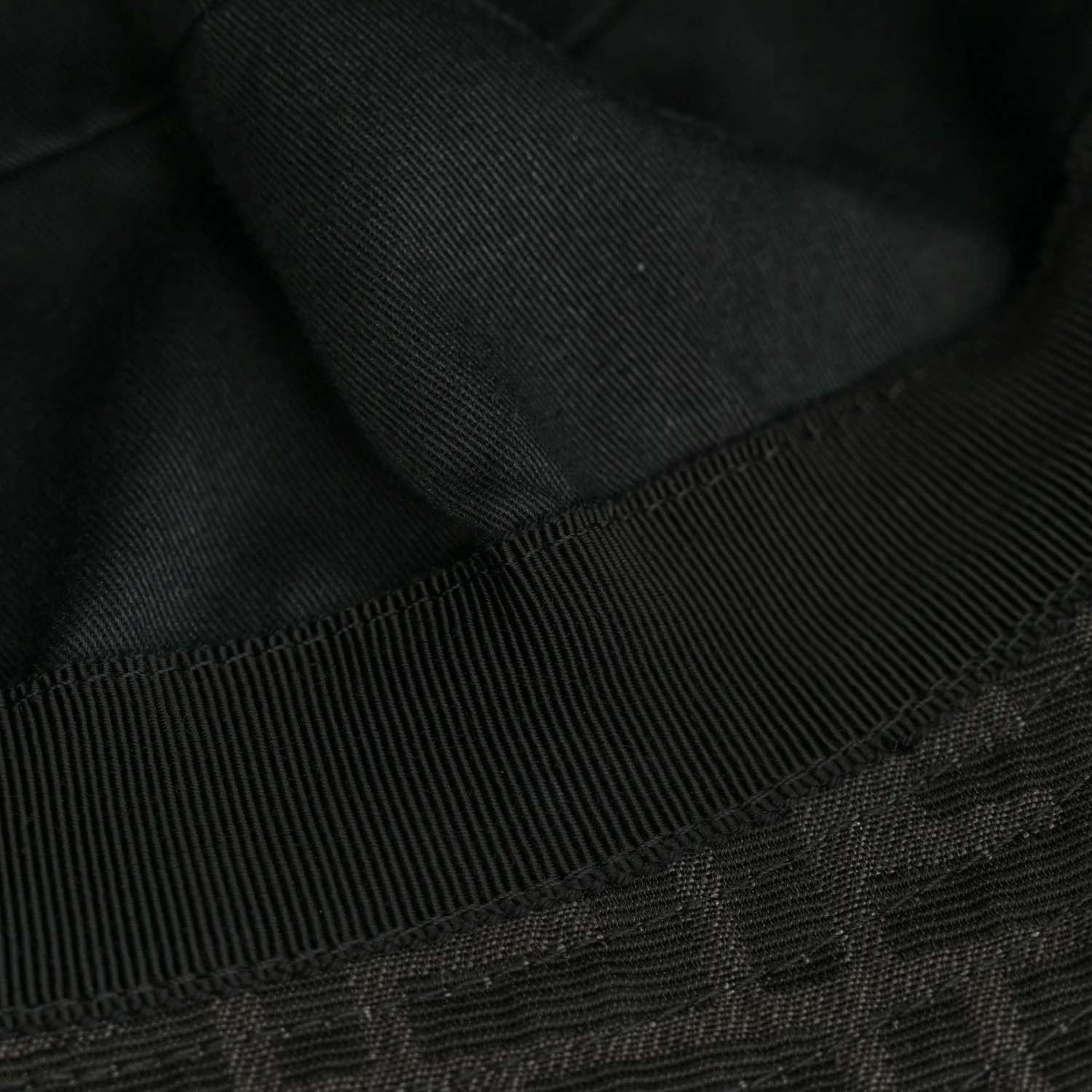 Fabric Jacquard FF Bucket Hat L Black - Image 9