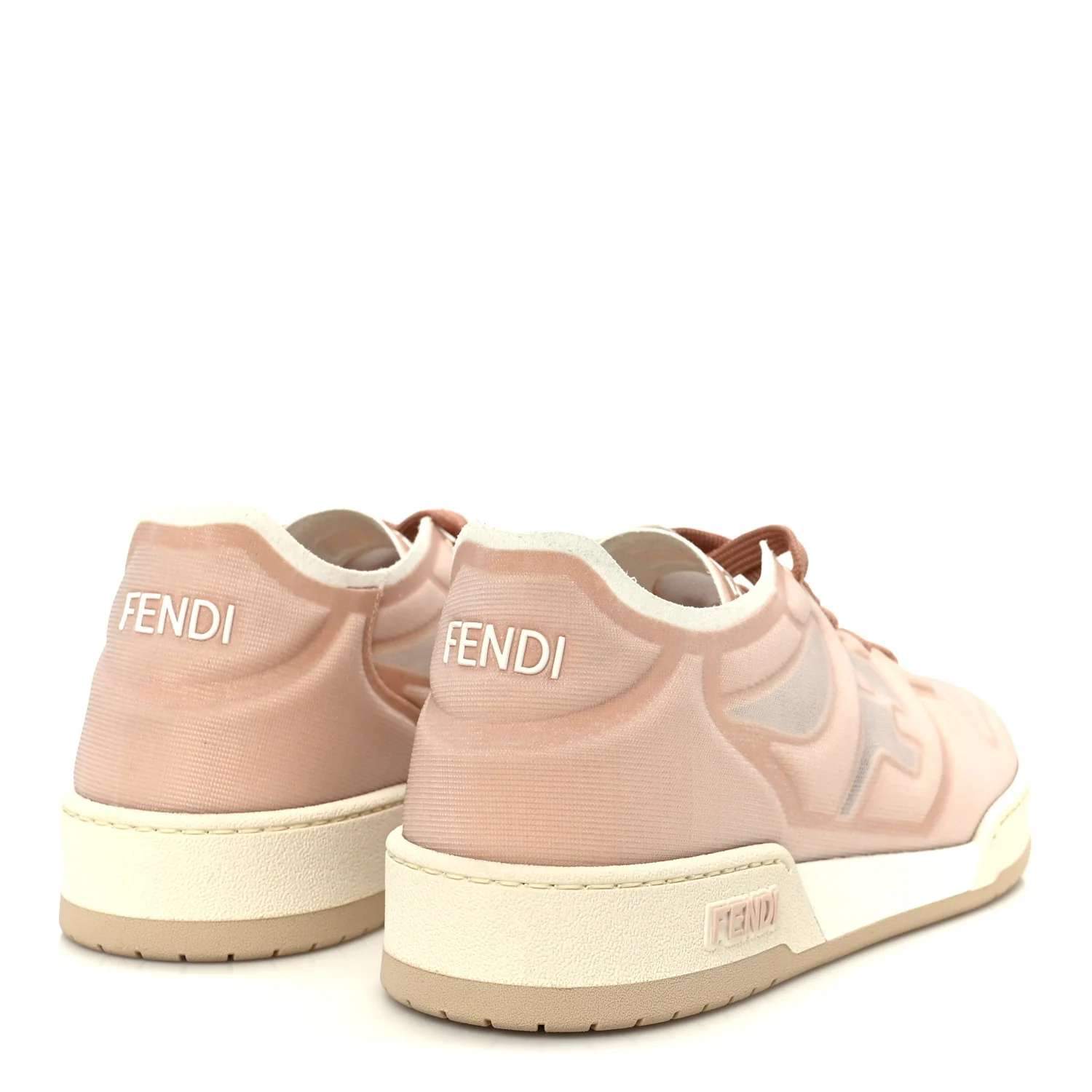 Fabric Mesh Fendi Match Low Top Sneakers 39 - Image 5
