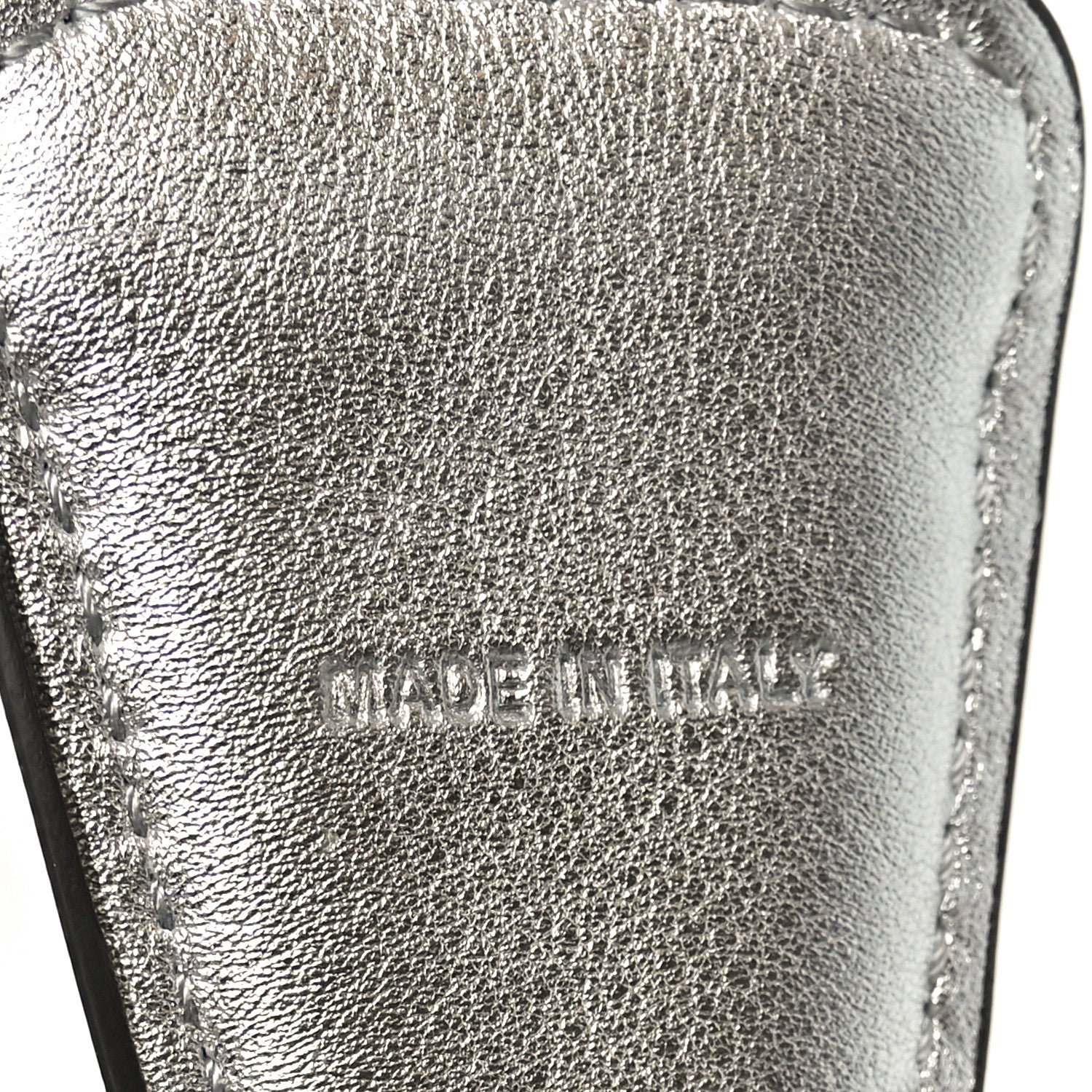 Jacquard Ribbon Vitello King FF Bi-Color Intreccio Adjustable Strap You Silver Beige - Image 4