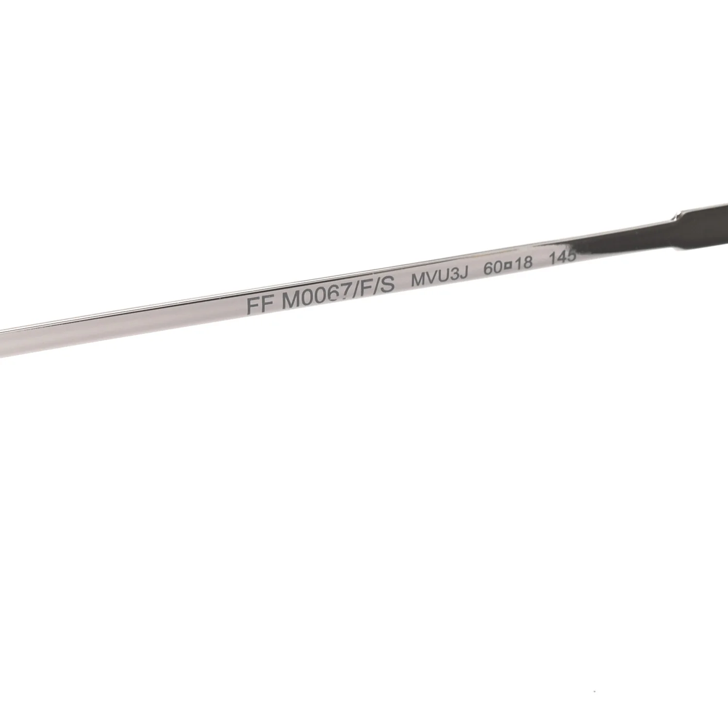 Metal Aviator Sunglasses FF M0067/F/S Silver Blue - Image 5