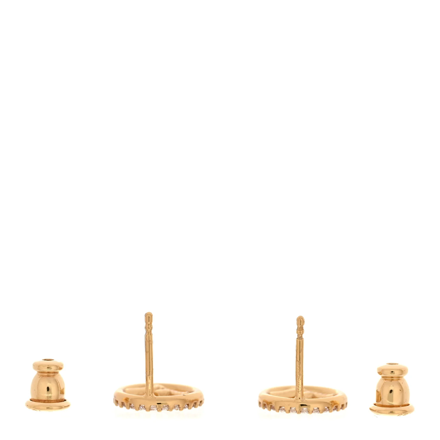 Metal Crystal F is Fendi Earrings Gold - Image 3
