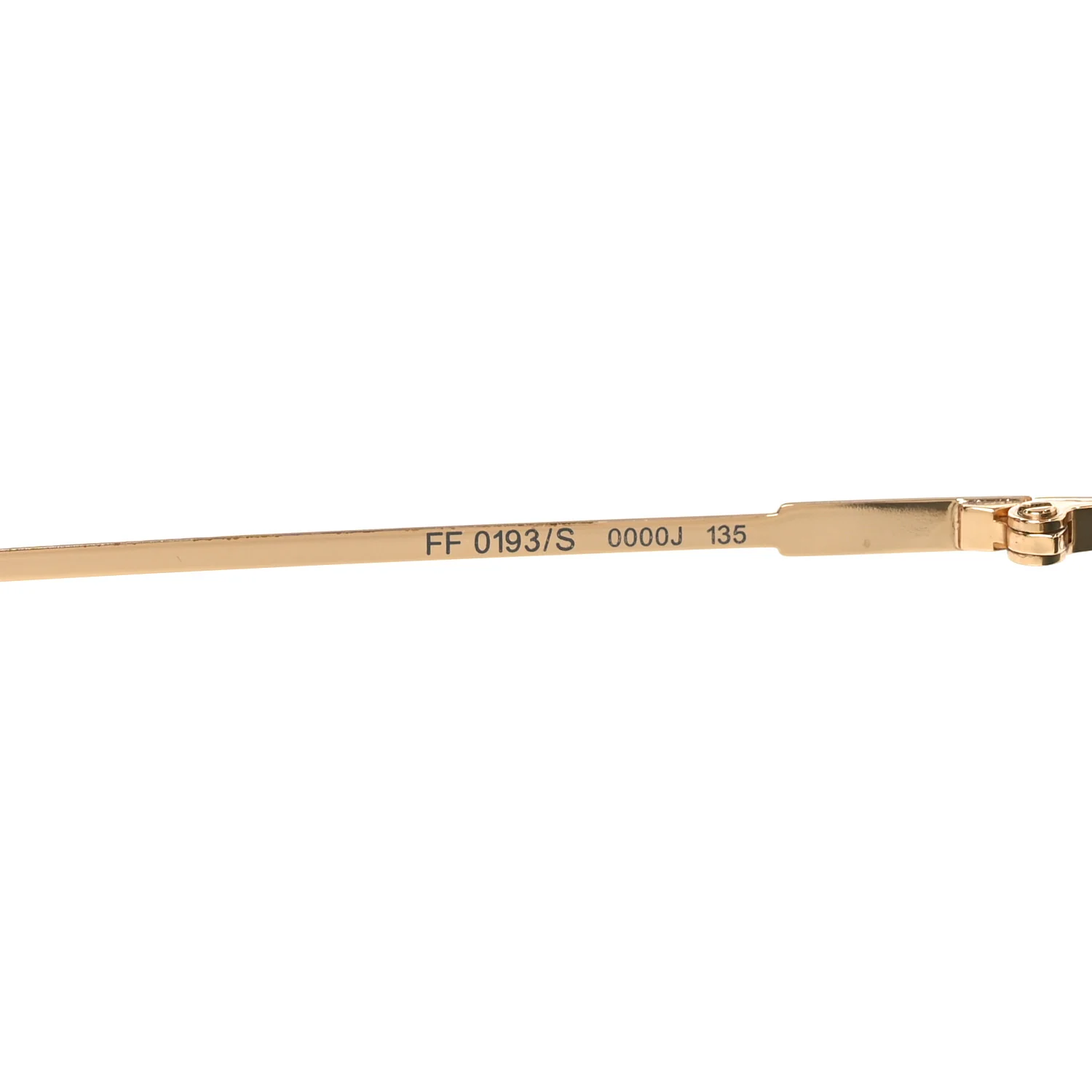 Metal Mirrored Eyeline Sunglasses FF 0193/S Black Rose Gold - Image 6