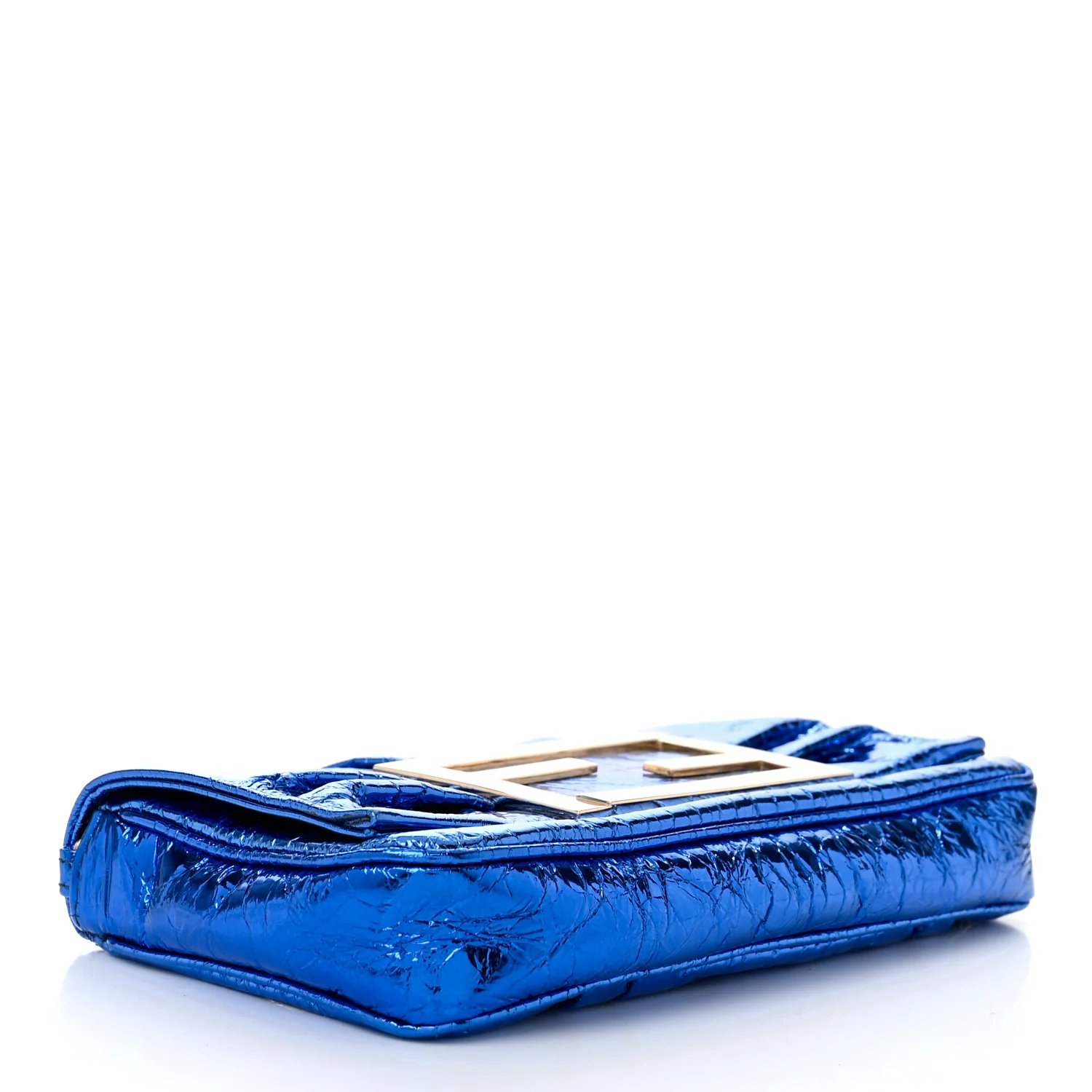 Metallic Calfskin Mia Pochette Blue - Image 4