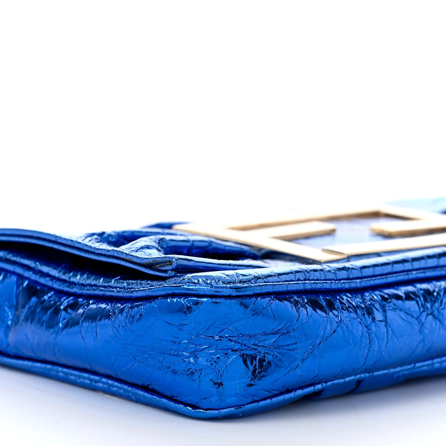 Metallic Calfskin Mia Pochette Blue - Image 8