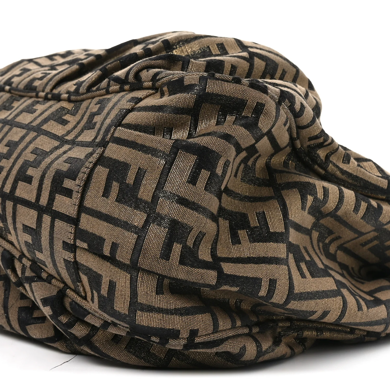 Metallic Lurex Zucca Mia Tote Bronze - Image 10