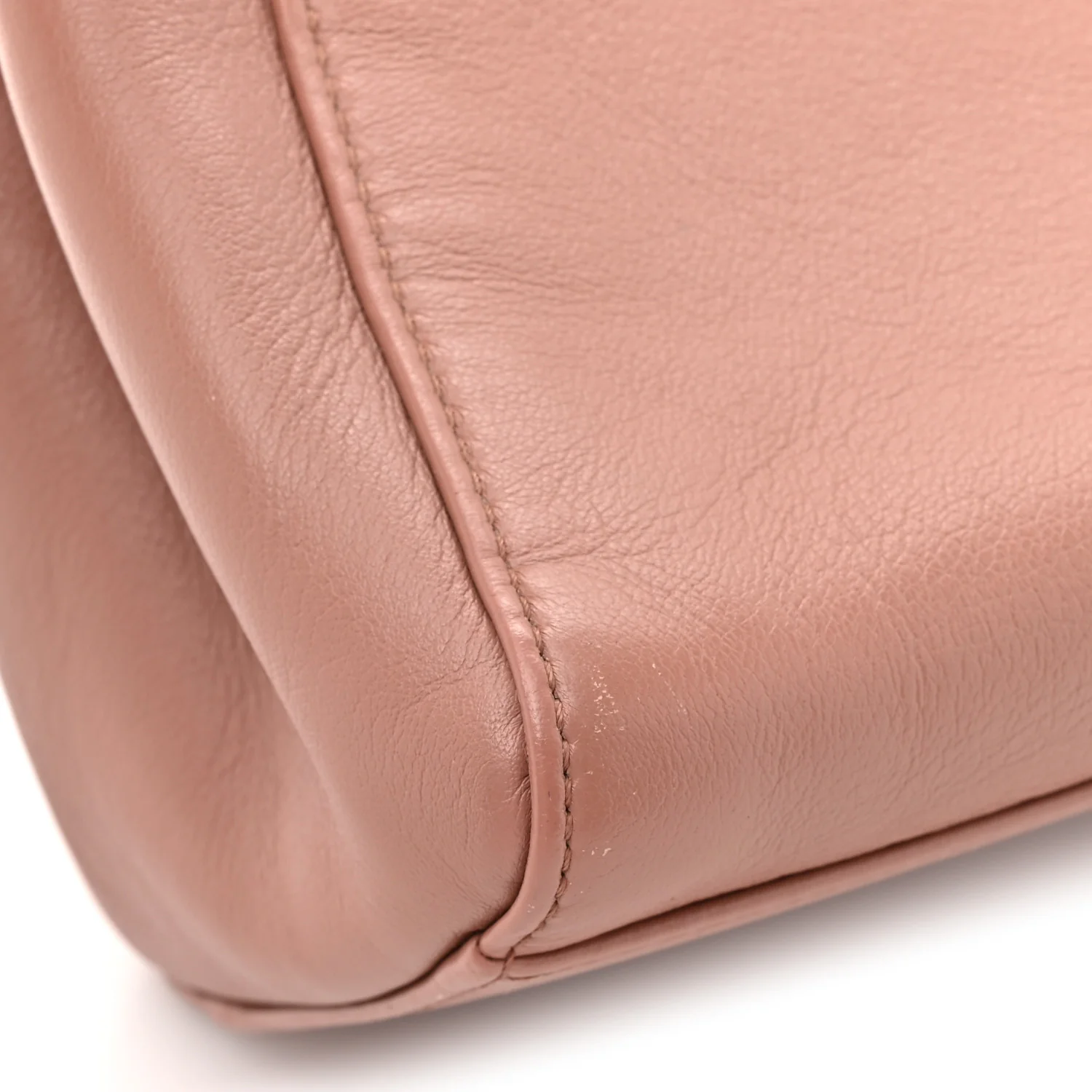 Nappa Colorblock Mini Peekaboo Iconic Satchel English Rose Plaster Oxigen - Image 14