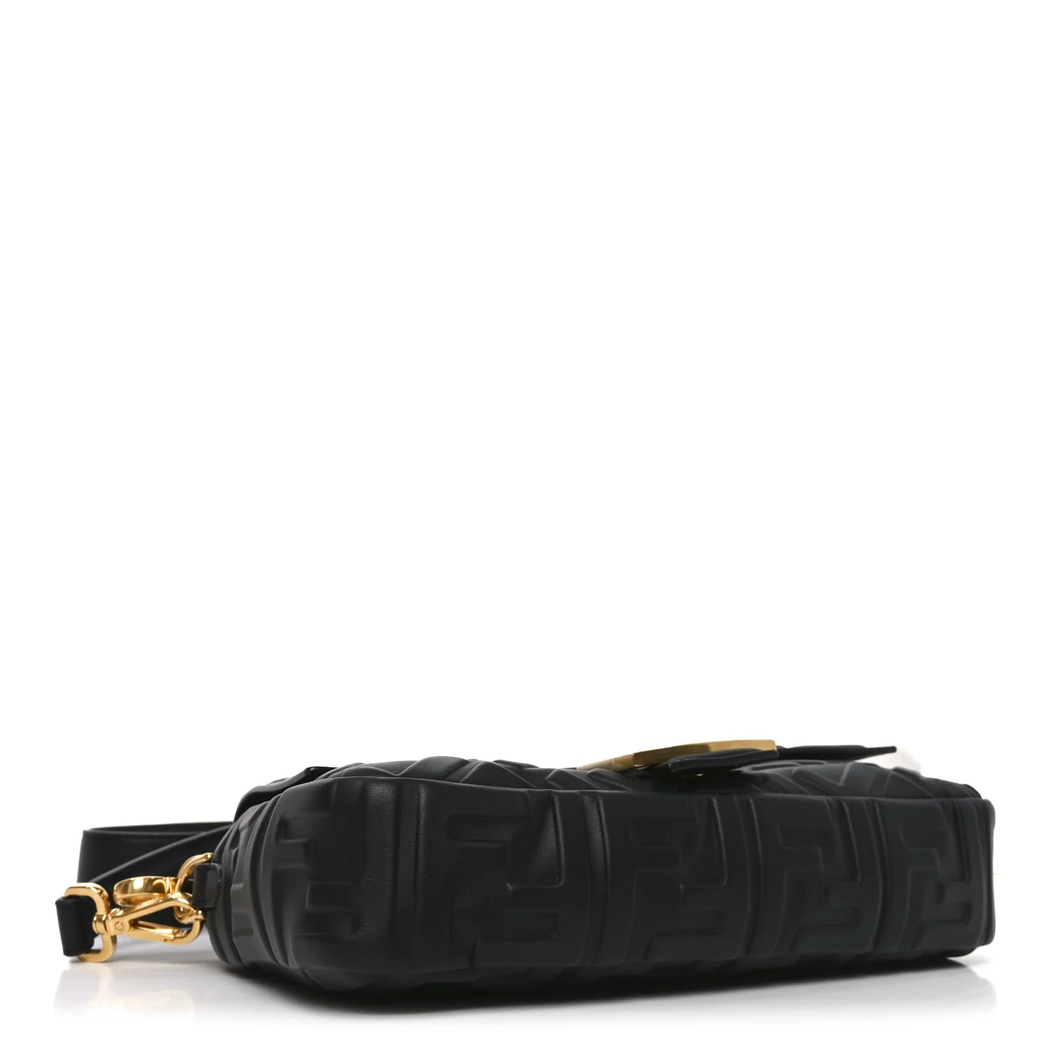 Nappa FF 1974 Embossed Baguette Black - Image 4