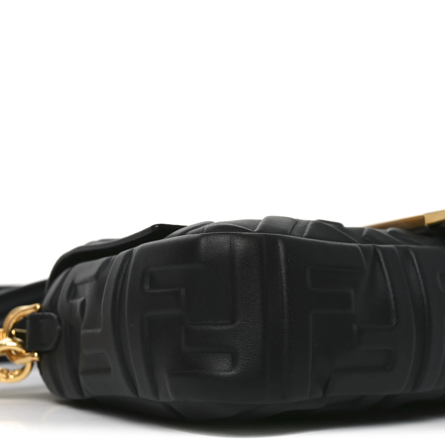 Nappa FF 1974 Embossed Baguette Black - Image 9