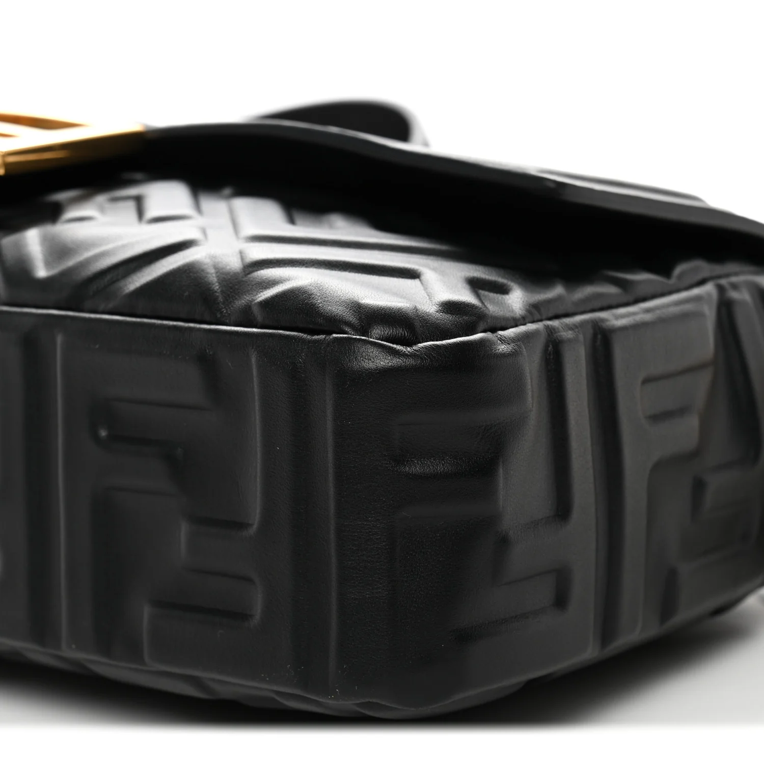 Nappa FF 1974 Embossed Baguette Black - Image 9