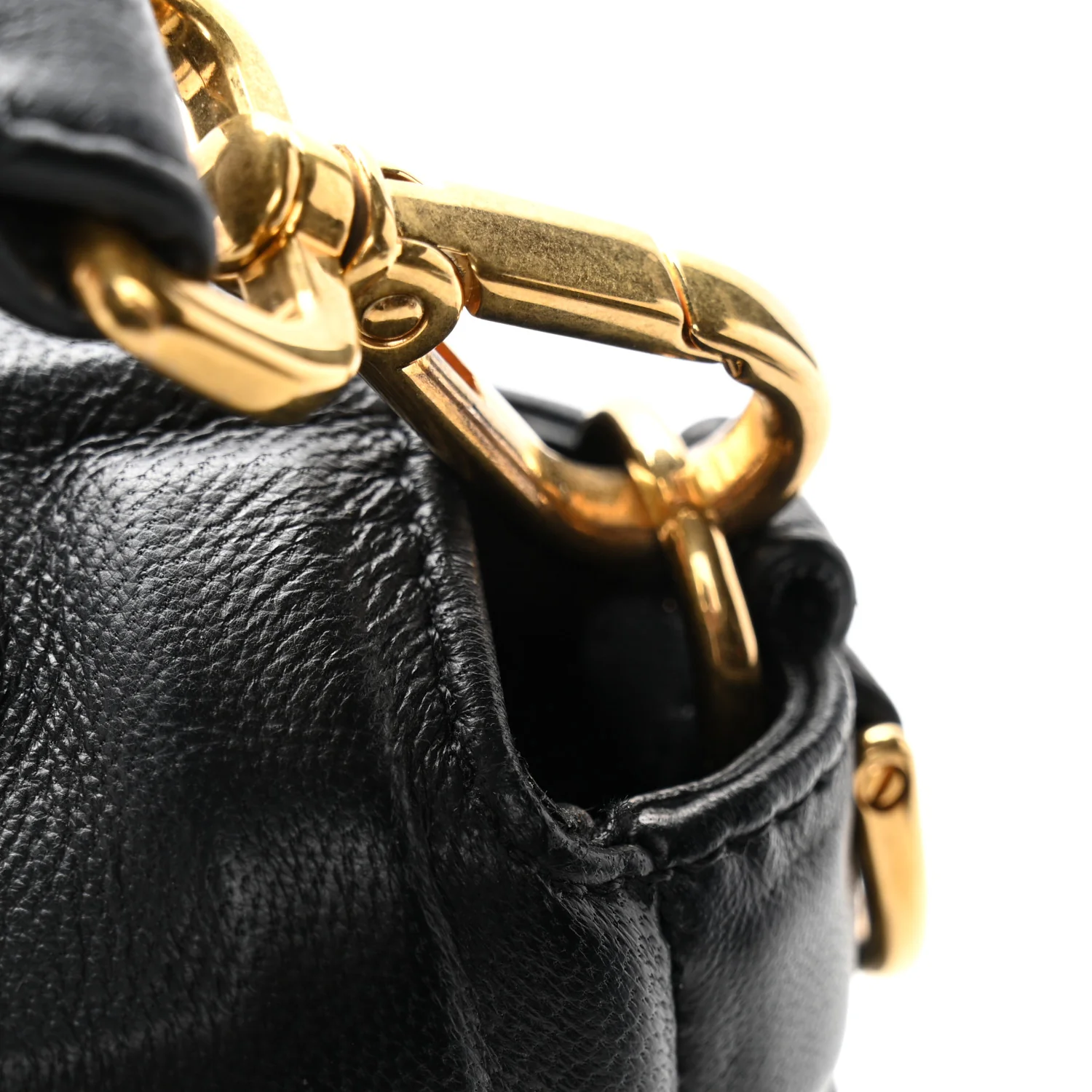 Nappa FF 1974 Embossed Baguette Black - Image 11