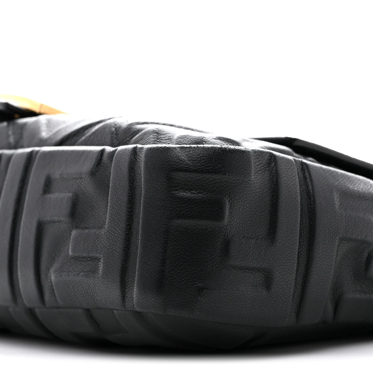 Nappa FF 1974 Embossed Baguette Black - Image 9