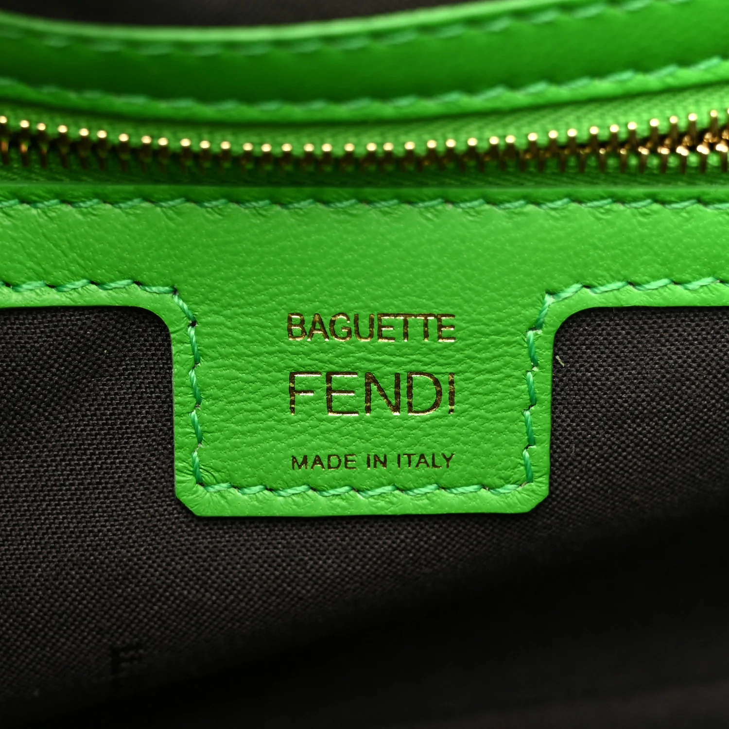 Nappa FF 1974 Embossed Baguette Tomatillo - Image 6