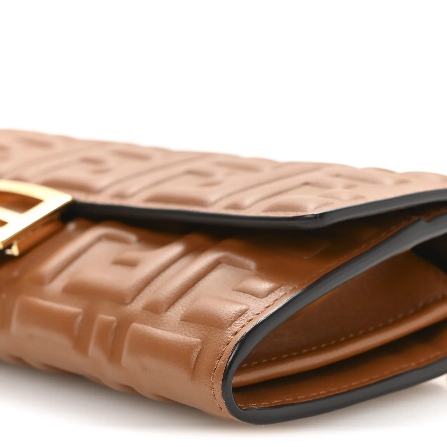 Nappa Matisse FF Embossed Continental Wallet On Chain Coloniale - Image 10