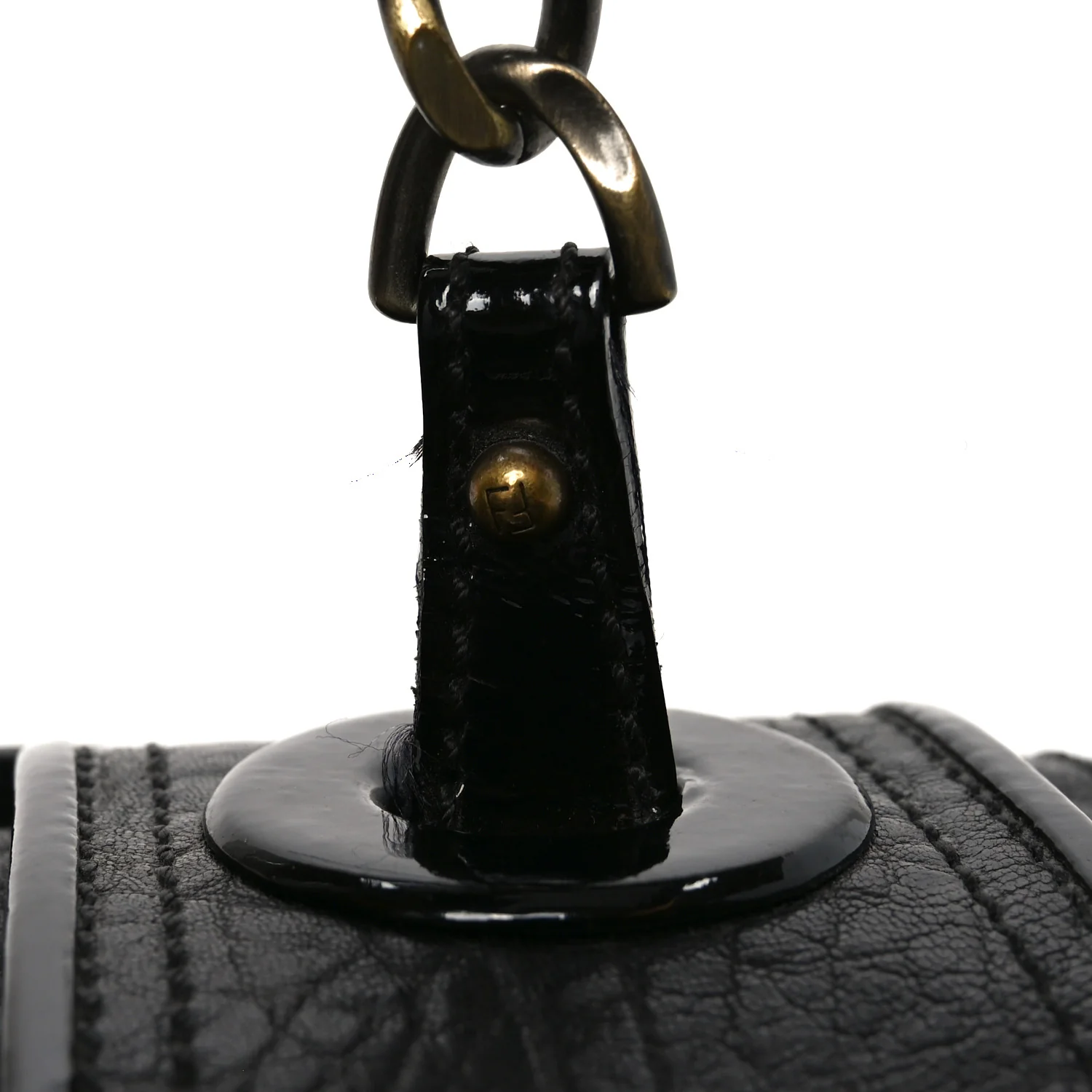 Nappa Patent B Bag Black - Image 11